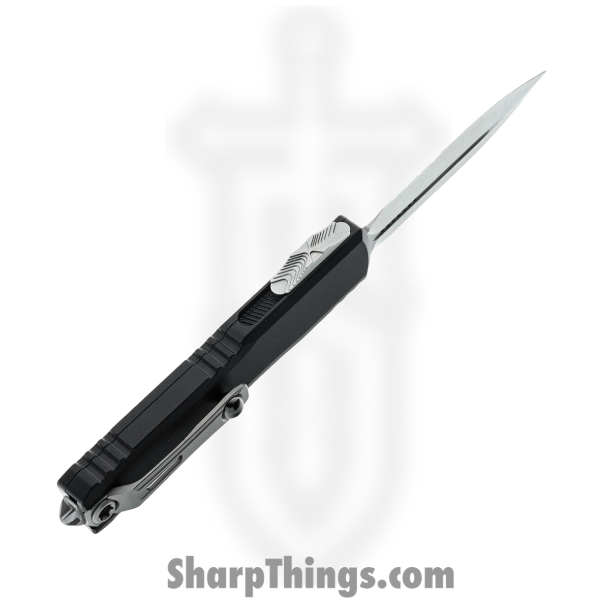 Microtech - 11224-11 - Ultratech Gen IV - OTF Auto - M390MK Stonewash Dagger P/S - Aluminum - Black - Image 5