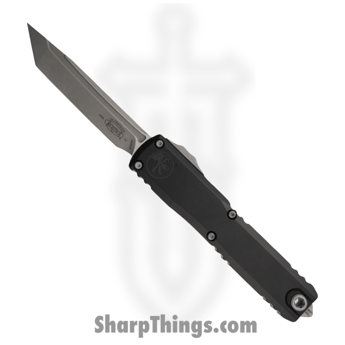 Microtech - 11234-10AP - Ultratech Gen IV - OTF Auto - M390MK Apocalyptic Tanto - Aluminum - Black