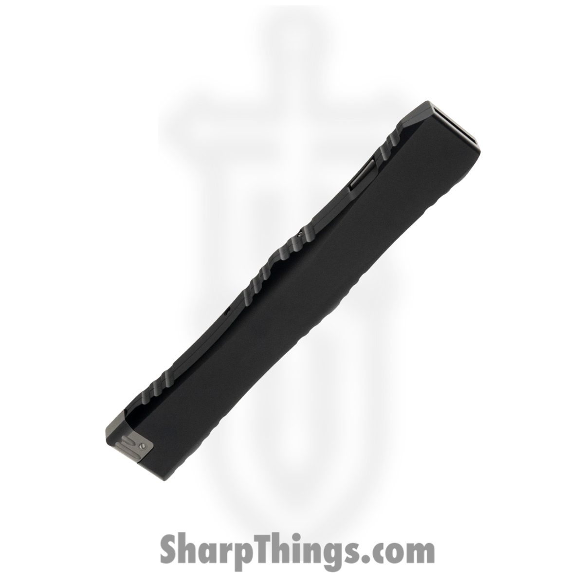 Microtech - 1152-10MS1 - Nemesis IV - OTF Auto - M390MK Stonewash Dagger - Hardcoat Aluminum - Black - Image 3