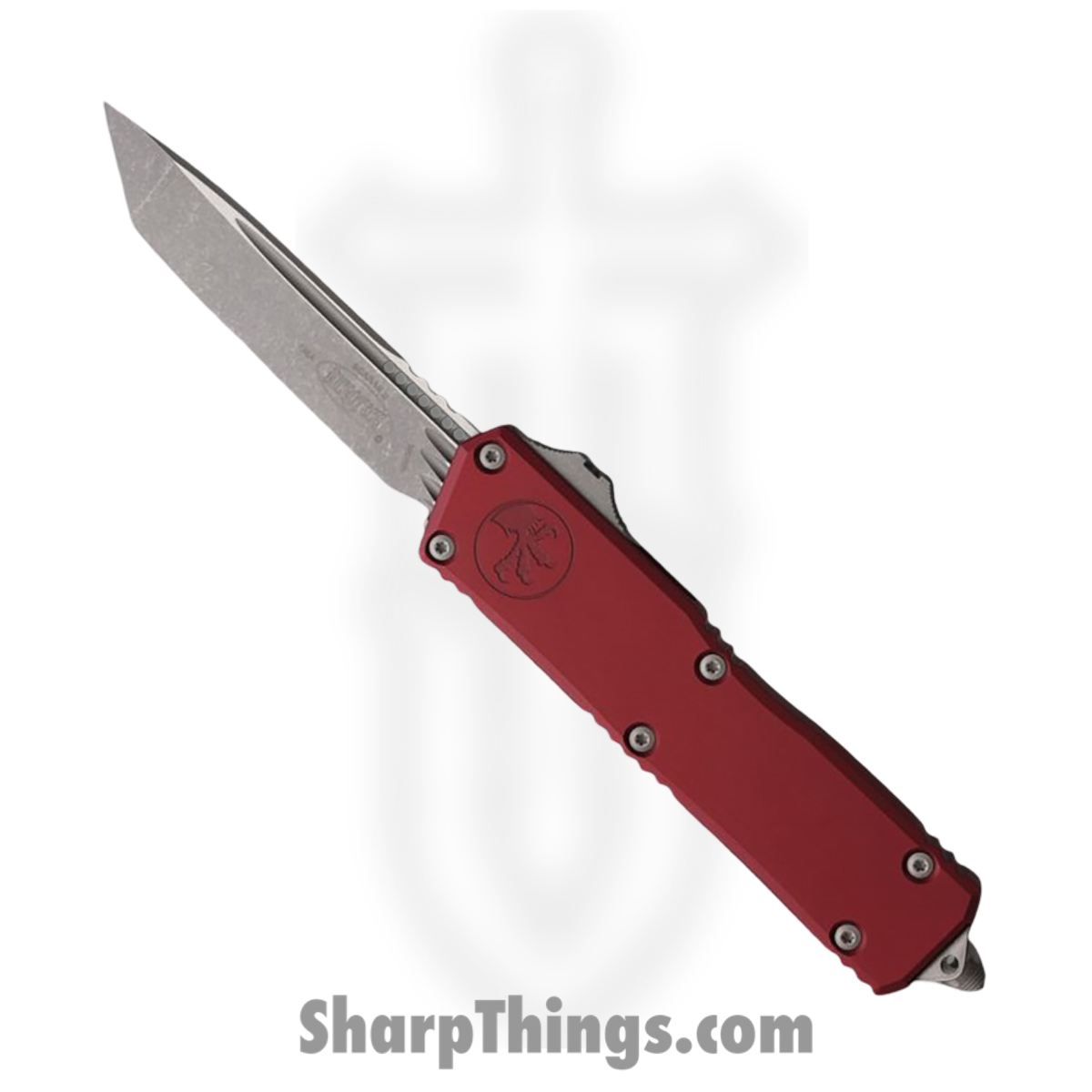Microtech - 1177-10APMR - Scarab II Gen III - OTF Auto - M390MK Apocalyptic Tanto - Aluminum - Merlot