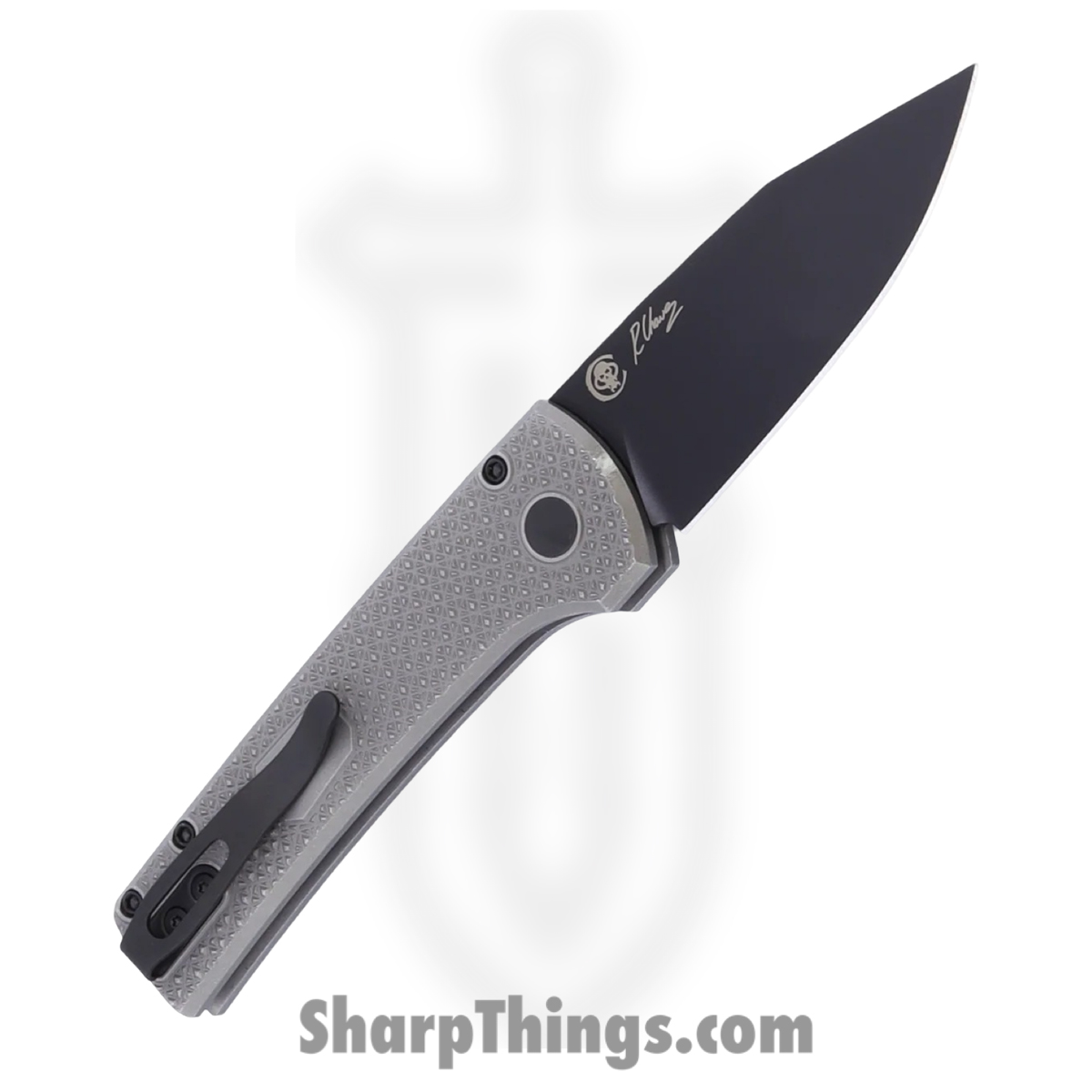ProTech - 2026.Scapegoat.Custom.002 - Scapegoat - Automatic Knife - MagnaMax Coated Clip Point - "Carbide" 17-4 Steel - Stonewash/Blasted - Image 2