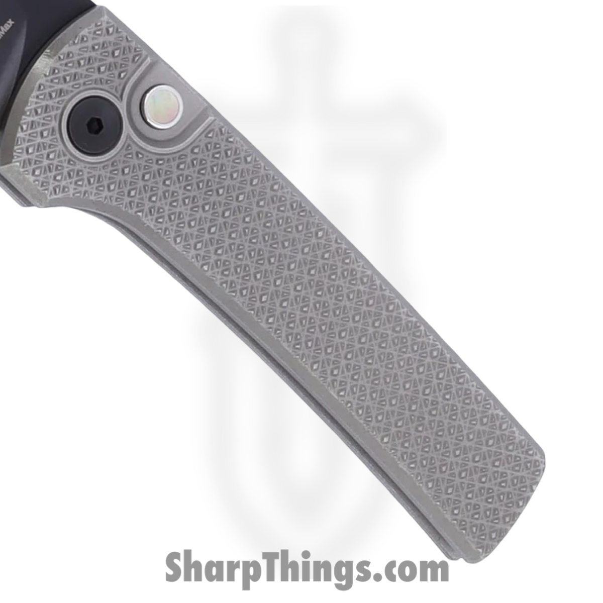 ProTech - 2026.Scapegoat.Custom.002 - Scapegoat - Automatic Knife - MagnaMax Coated Clip Point - "Carbide" 17-4 Steel - Stonewash/Blasted - Image 5