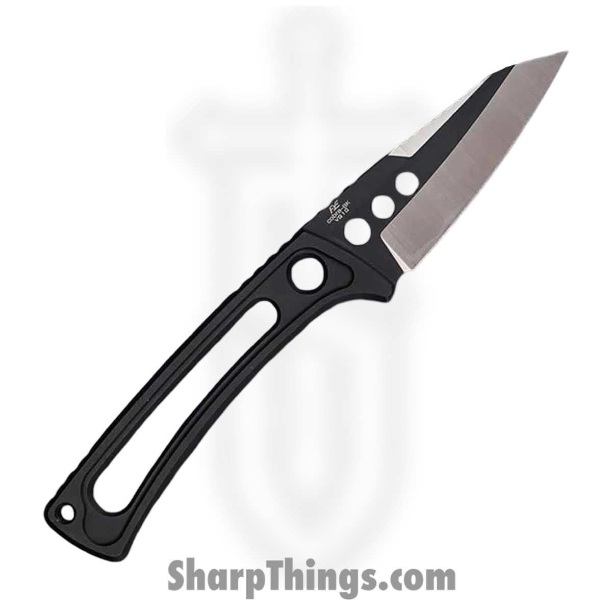 WithArmour - 23FYE150-70BKG - Cobra - Fixed Blade Knife - VG-10 Two Tone Reverse Tanto - VG-10 - Black Silver - Image 2