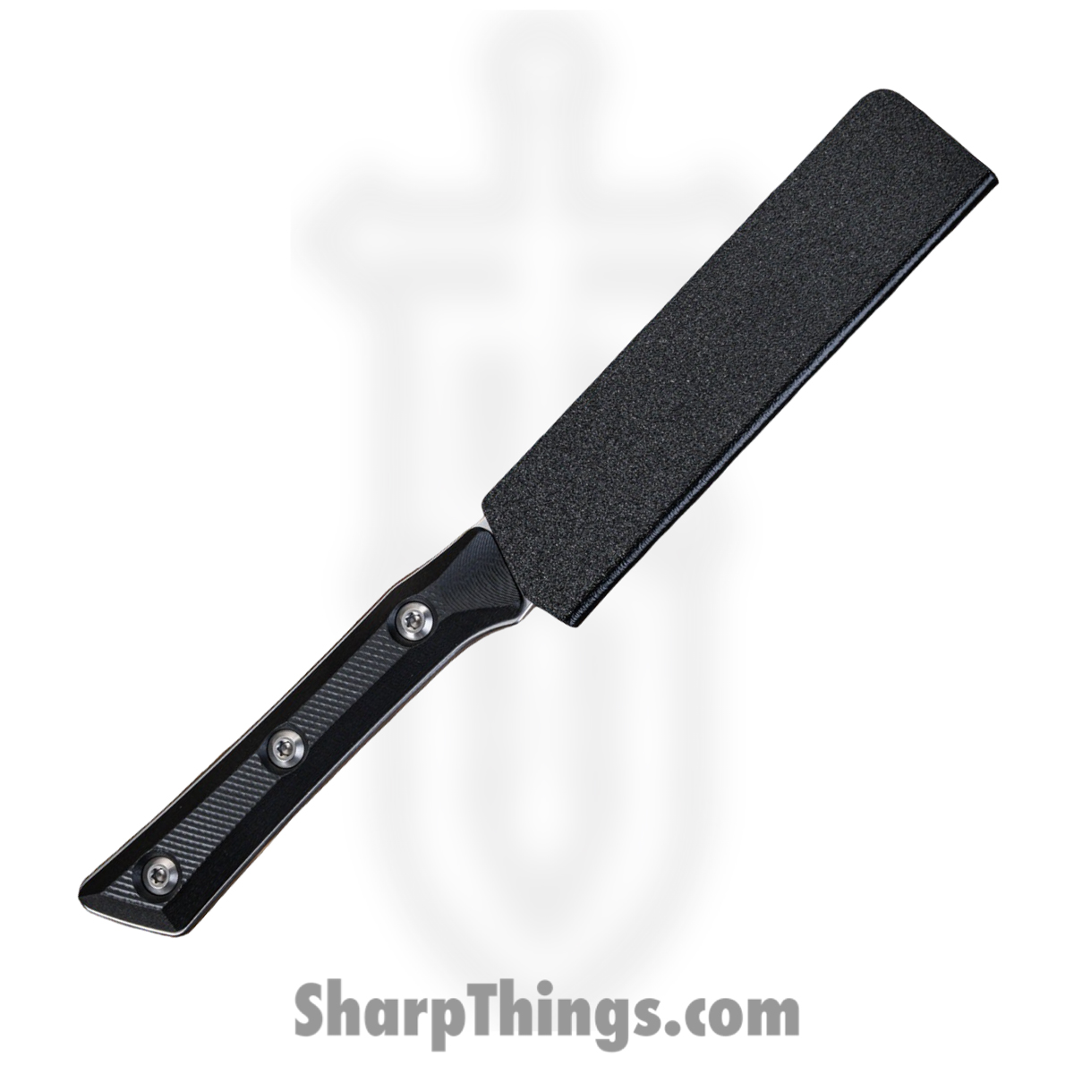 Microtech - 3500-10BK - 3.5" Paring Knife - Fixed Blade Knife - M390MK Stonewash Paring - G10 - Black - Image 4