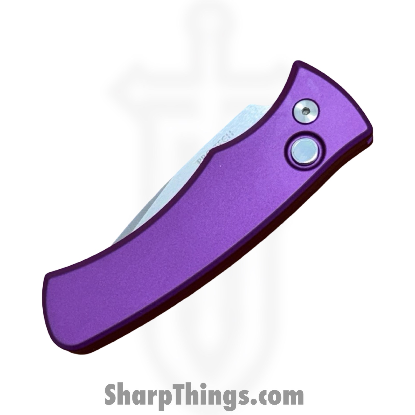 ProTech - BST26.Duke.1 - Duke 2 - Automatic Knife - CPM MagnaCut Satin Drop Point - 6061 Aluminum - Purple - Image 4