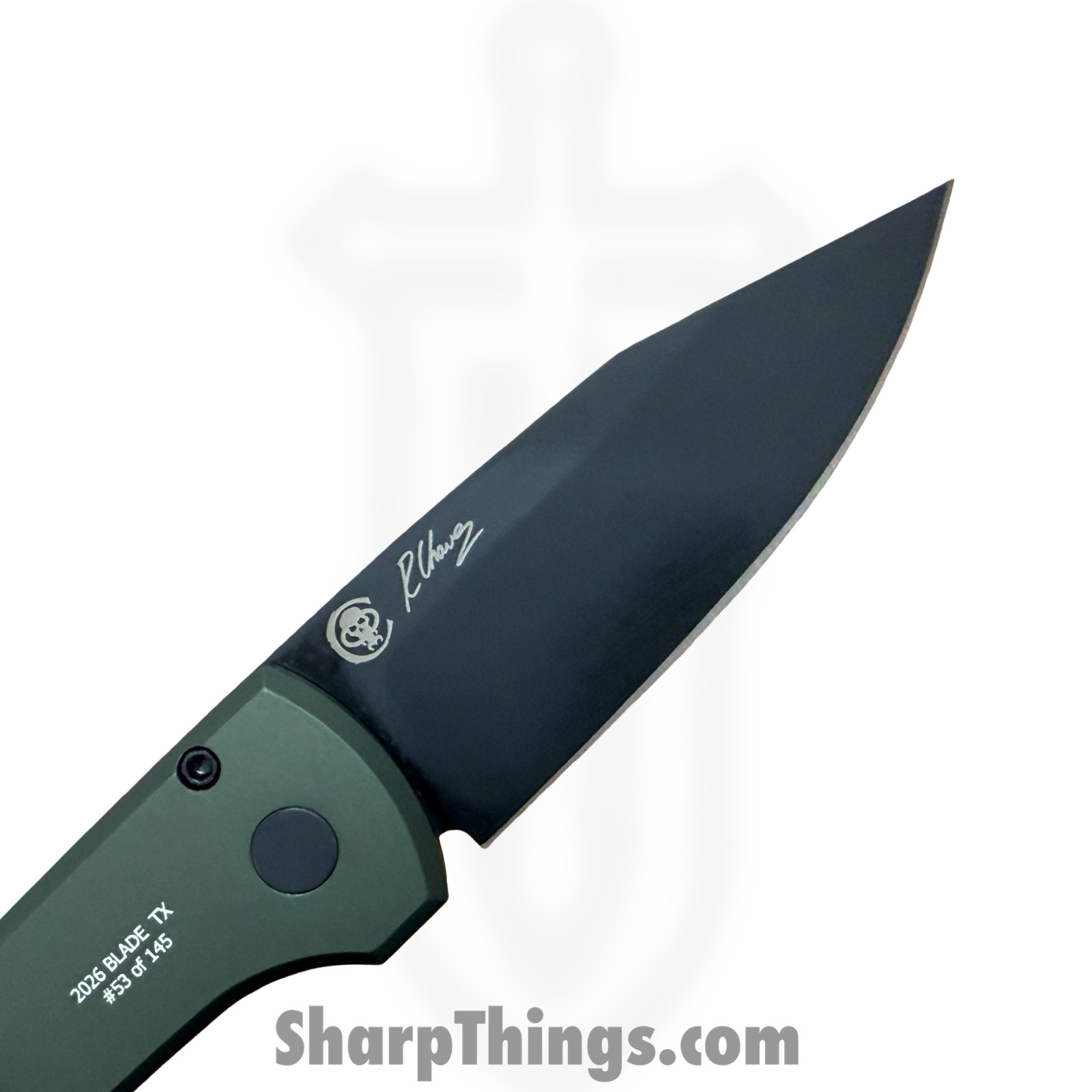 ProTech - BST26.Scapegoat.1 - Scapegoat - Automatic Knife - MagnaMax Coated Clip Point - Aluminum - Green - Image 4