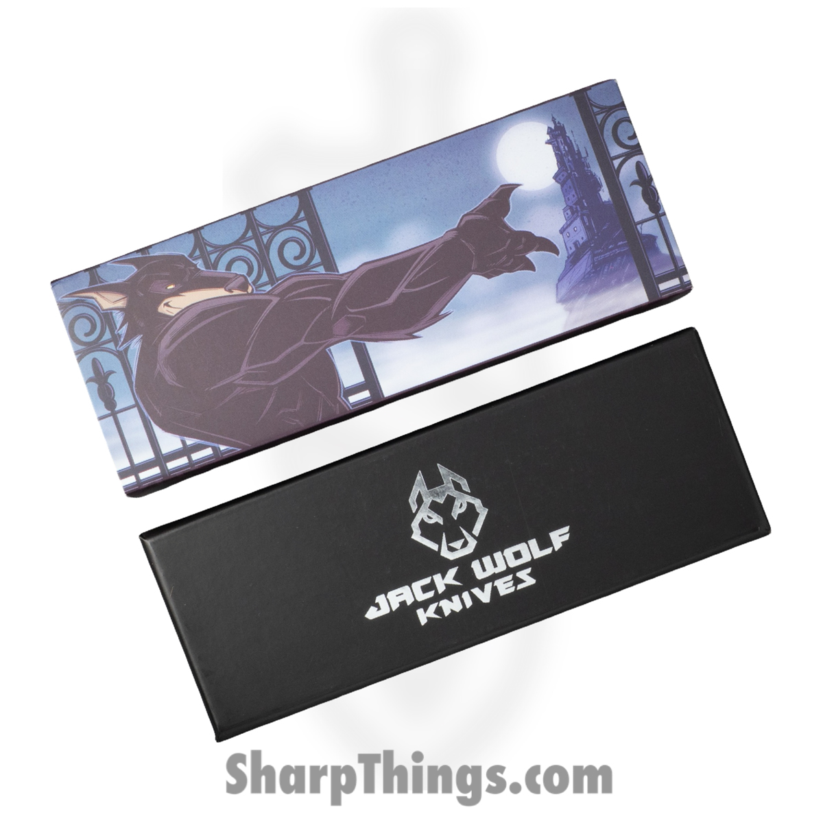 Jack Wolf Knives - GW-BAR-02-KIR-GODDESS - Gateway Barlow - Folding Knife - 14C28N Satin Clip Point - Kirinite Goddess - Black Copper - Image 6