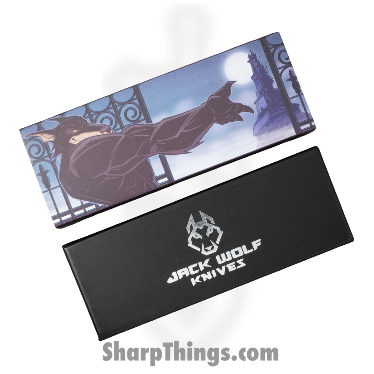 Jack Wolf Knives - GW-BAR-02-YLW-JIG-BON - Gateway Barlow - Folding Knife - 14C28N Satin Clip Point - Jigged Bone - Yellow - Image 6