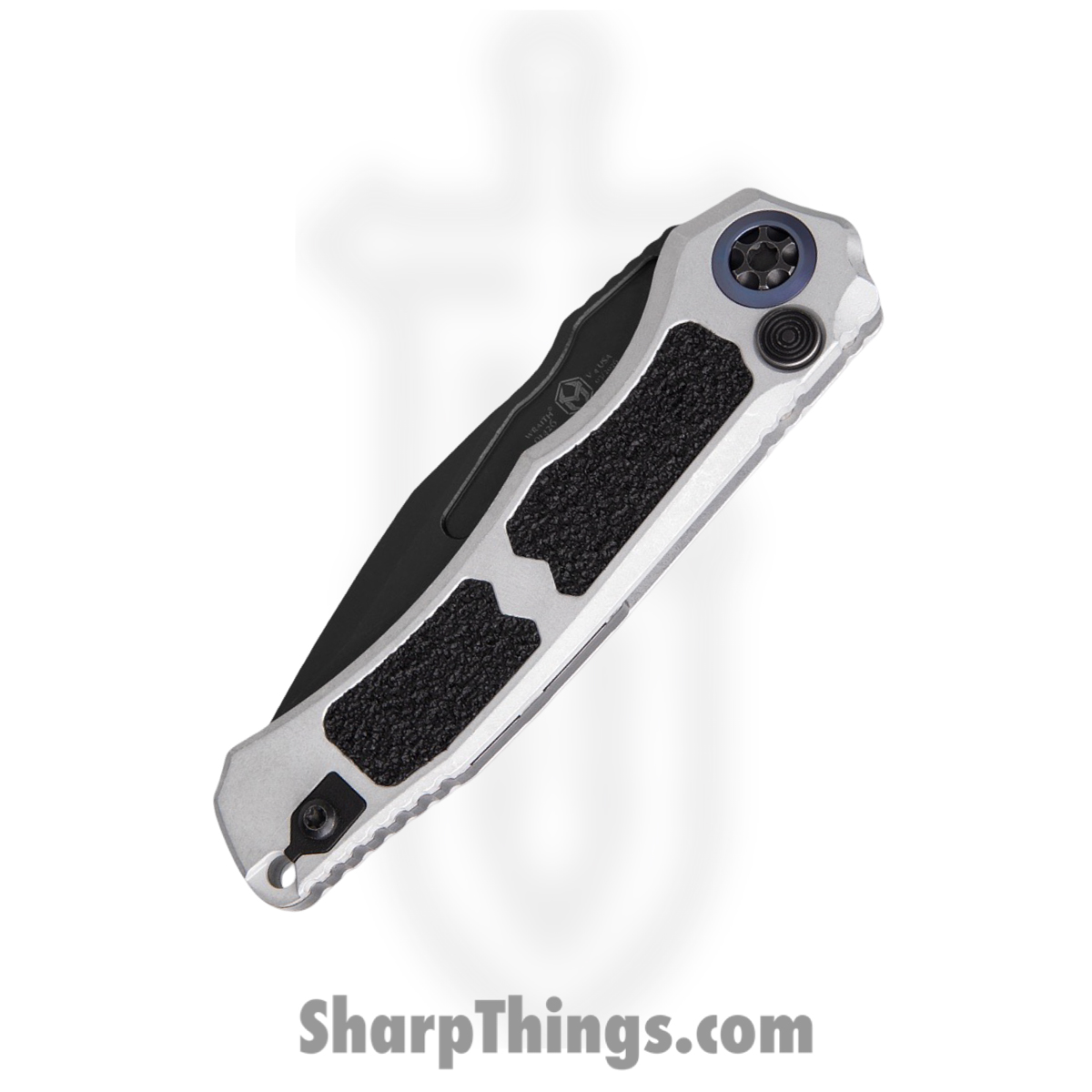Heretic Knives - H000-8A - Wraith V4 - Automatic Knife - CPM MagnaCut Coated Drop Point - Aluminum - Blizzard - Image 3