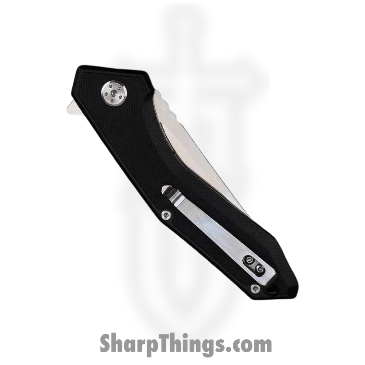WithArmour - WA-082BKG - Gent - Folding Knife - D2 Satin Drop Point - G10 - Black - Image 4