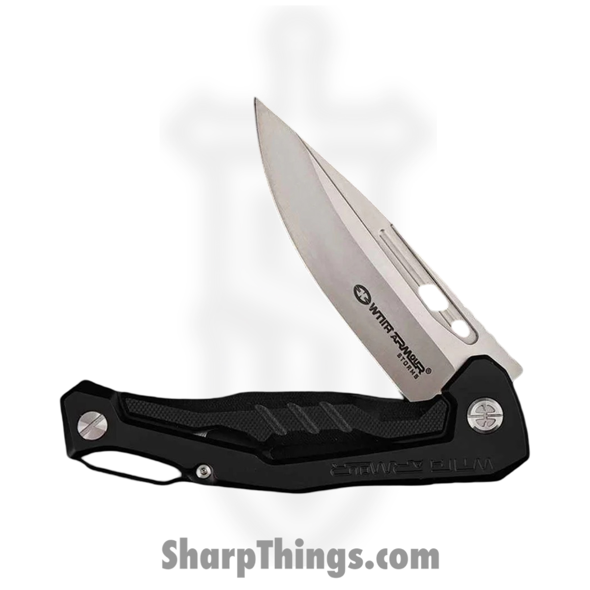 WithArmour - WA-085BK - Thor - Folding Knife - D2 Satin Spear Point - Aluminum G10 - Black - Image 3
