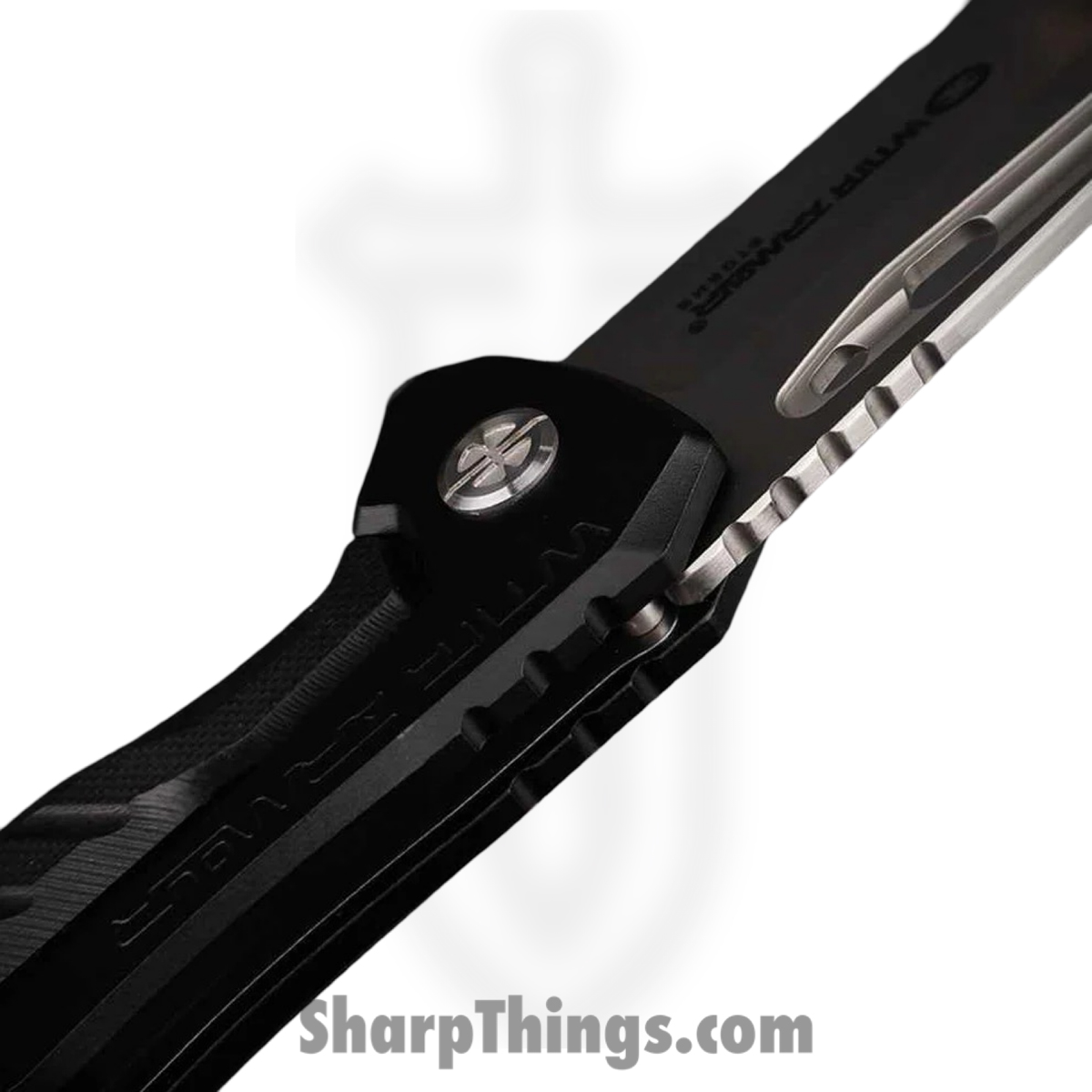 WithArmour - WA-085BK - Thor - Folding Knife - D2 Satin Spear Point - Aluminum G10 - Black - Image 4