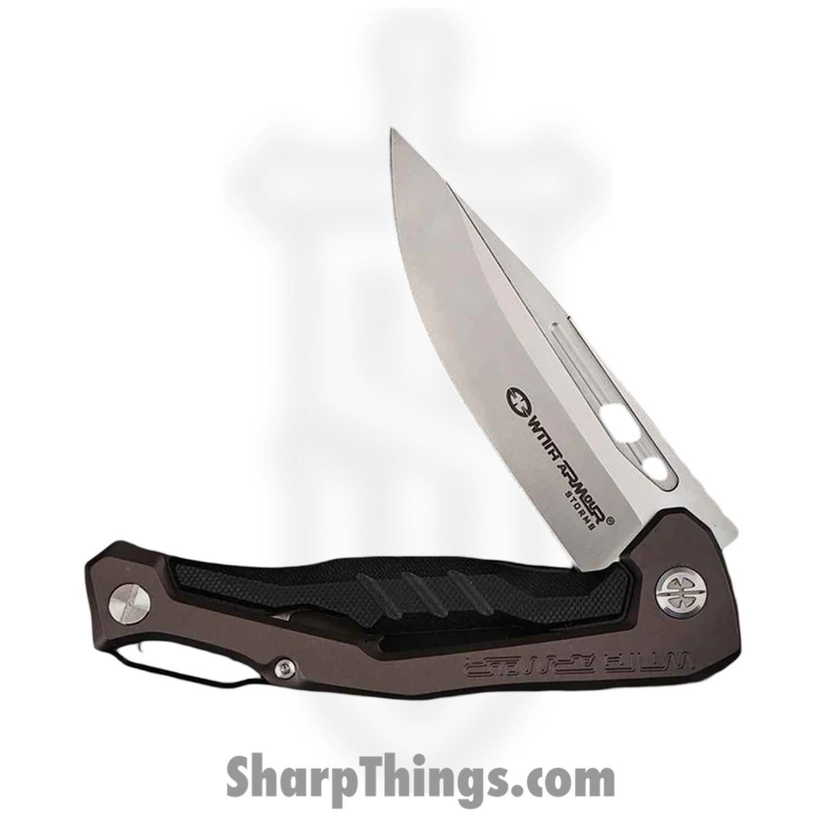 WithArmour - WA-085GY - Thor - Folding Knife - D2 Satin Spear Point - Aluminum G10 - Grey - Image 3