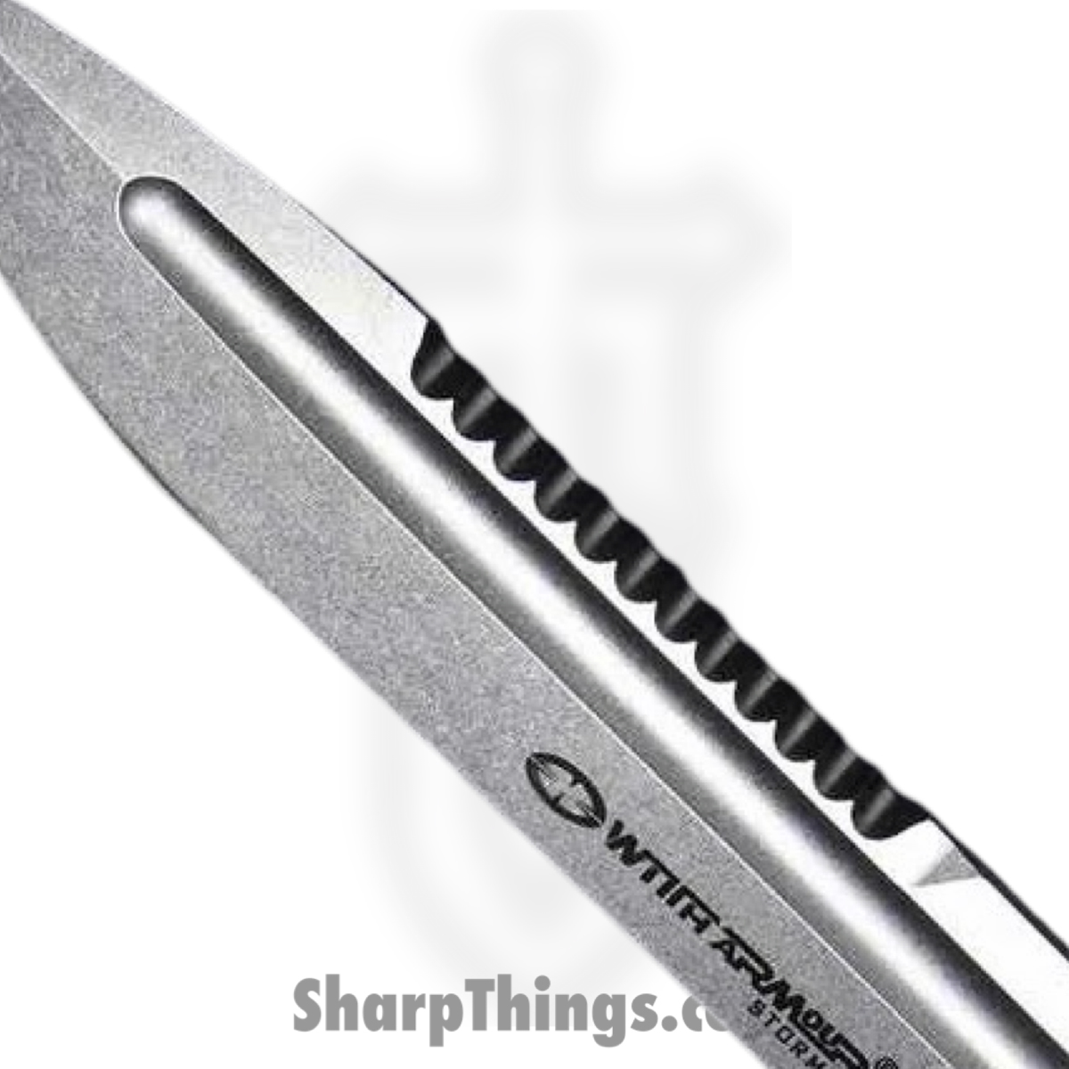WithArmour - WA-099BKD2 - Expendable - Fixed Blade Knife - D2 Stonewash Spear Point - Micarta G10 - Black Red - Image 3