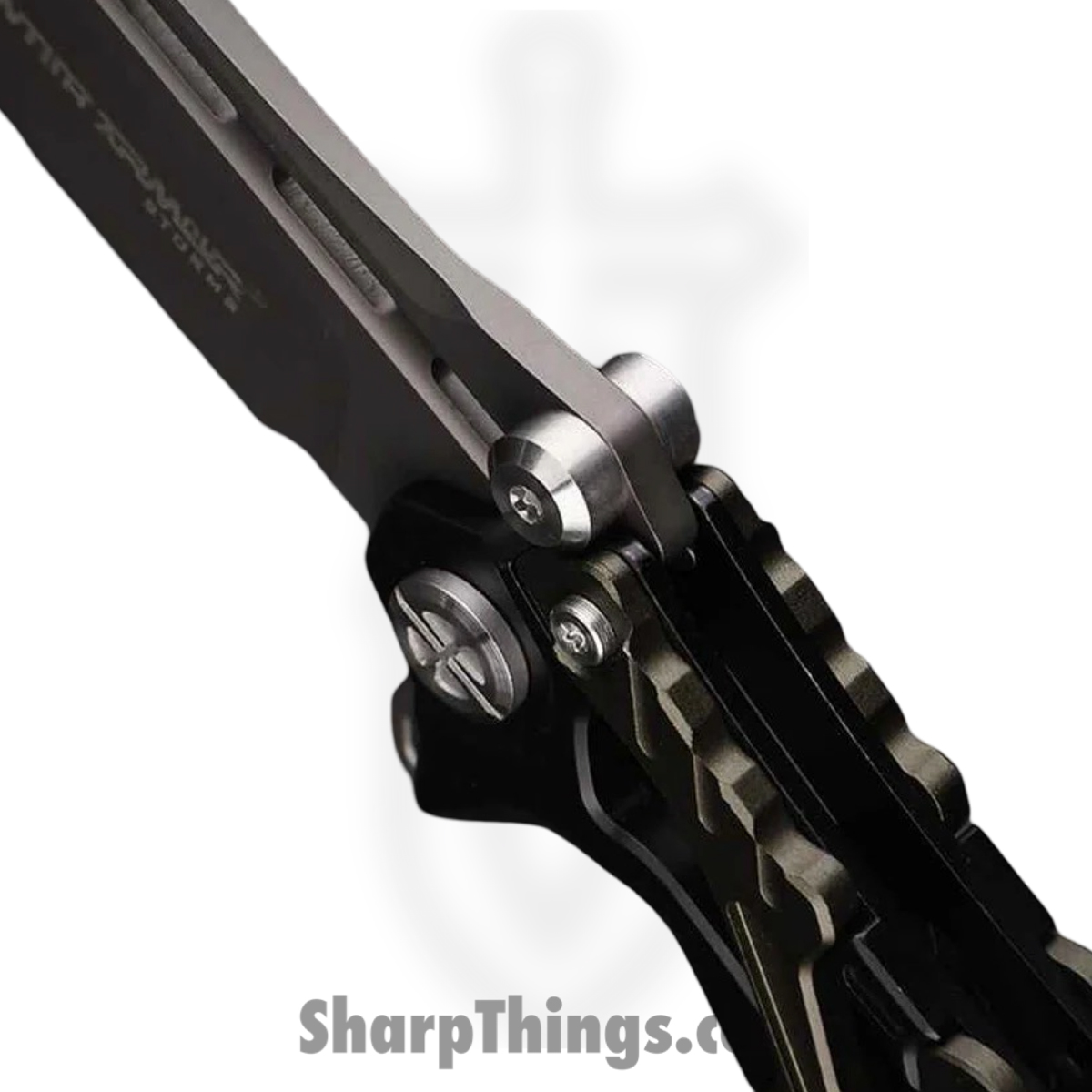 WithArmour - WA-102BG - Alien - Folding Knife - D2 Coated Reverse Tanto - Aluminum G10 - Black - Image 5