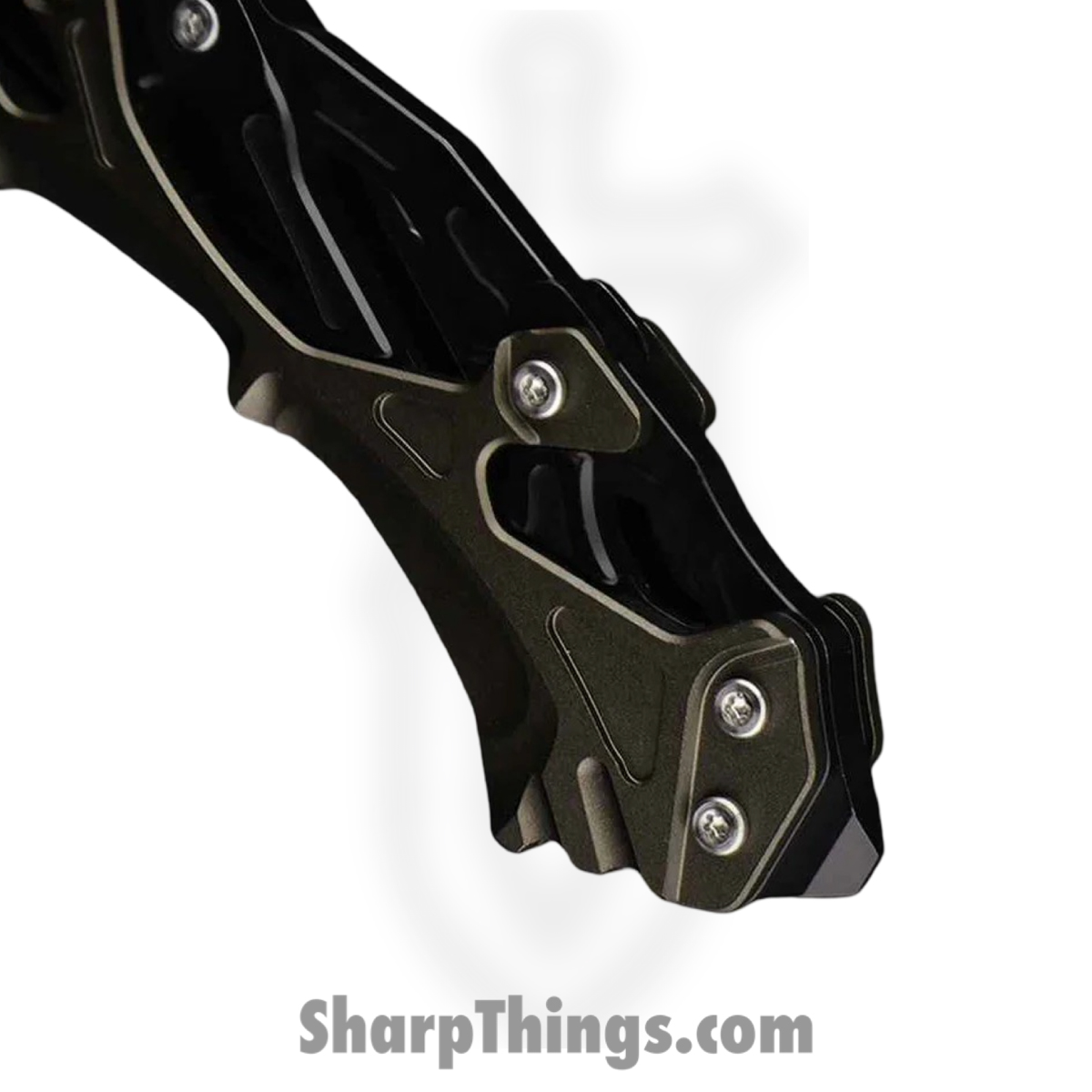 WithArmour - WA-102BG - Alien - Folding Knife - D2 Coated Reverse Tanto - Aluminum G10 - Black - Image 6