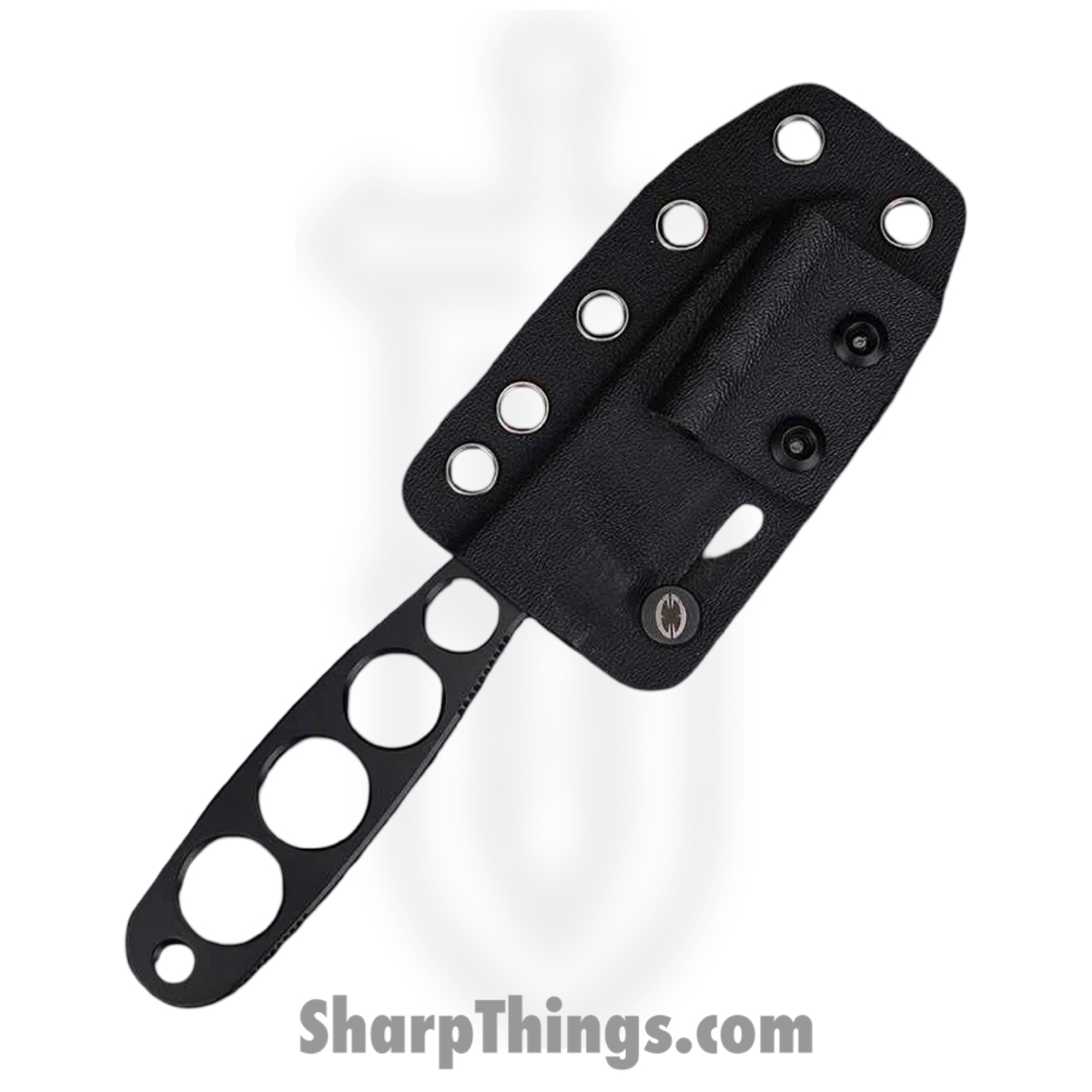 WithArmour - WA079-65BKS - NakedMuk - Fixed Blade Knife - AUS-8 Satin Nessmuk P/S - AUS-8 - Black Silver - Image 3