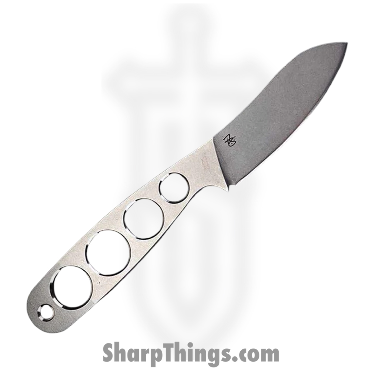 WithArmour - WA079-65 - NakedMuk - Fixed Blade Knife - AUS-8 Two Tone Nessmuk - AUS-8 - Silver - Image 2