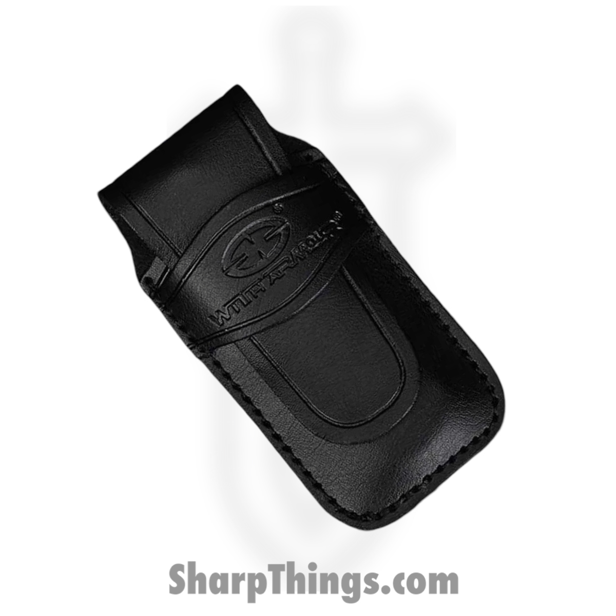 WithArmour - WA079F-40CFBR - FoldMuk2F - Folding Knife - VG-10 Satin Nessmuk - Shredded CF - Black Red - Image 5