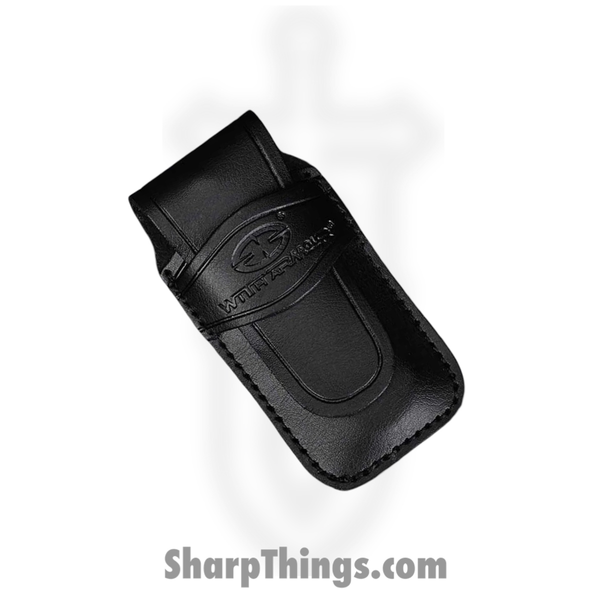 WithArmour - WA079F-40CFDM - FoldMuk2F - Folding Knife - Damascus Damascus Nessmuk - Shredded CF - Black - Image 5
