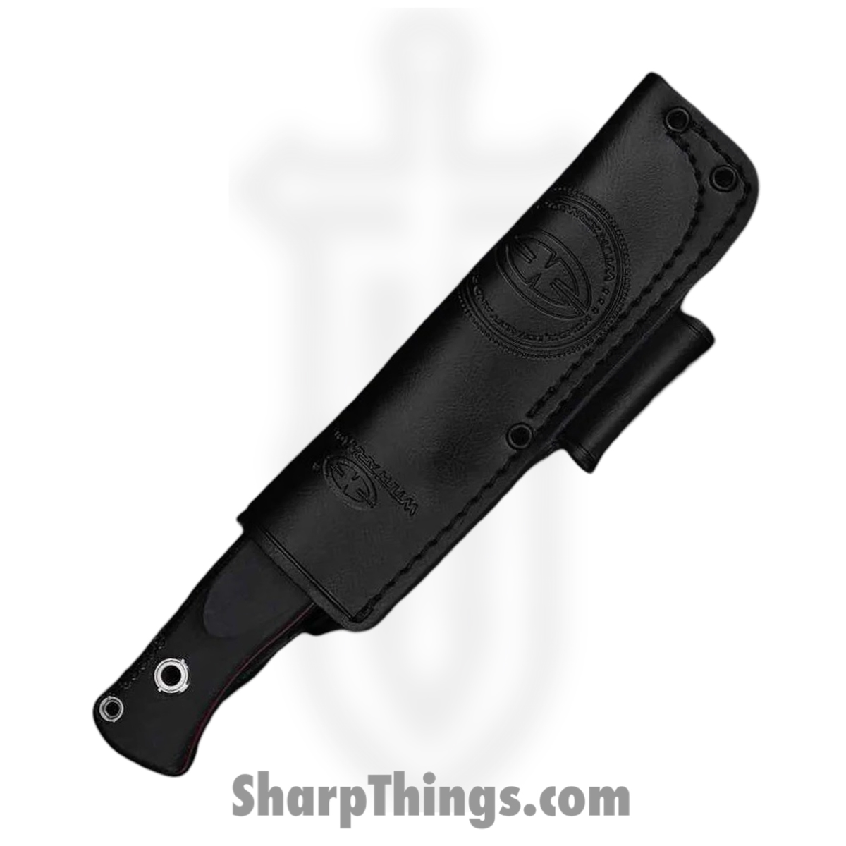 WithArmour - WA2303-95BKG - Woodlands - Fixed Blade Knife - VG-10 Satin Drop Point - Micarta G10 - Black Red - Image 3