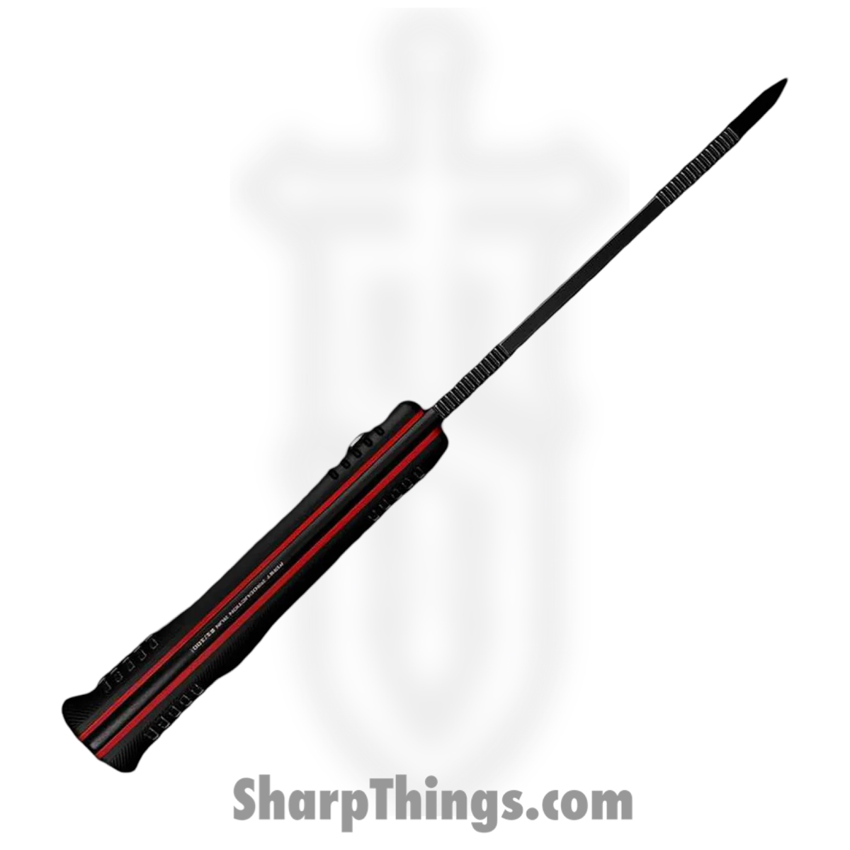 WithArmour - WA2306-125BK - BigMuk - Fixed Blade Knife - 1095 HC Coated Nessmuk - Micarta G10 - Black Red - Image 4