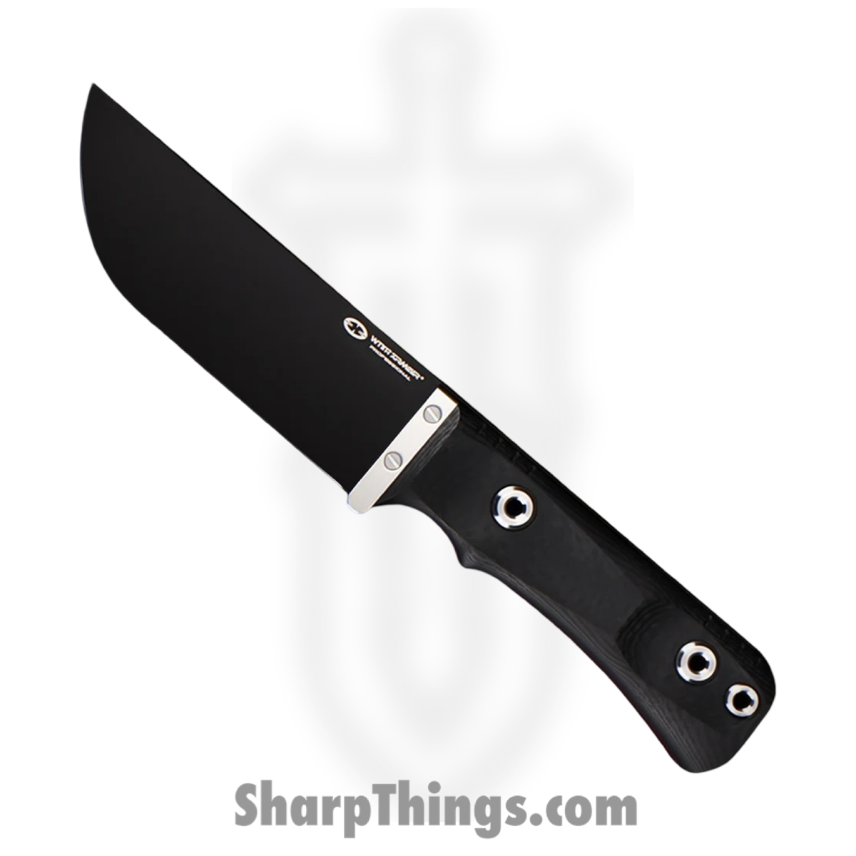 WithArmour - WA2404-BK - Cajo II - Fixed Blade Knife - VG-10 Two Tone Drop Point - SCFG10 - Black Red