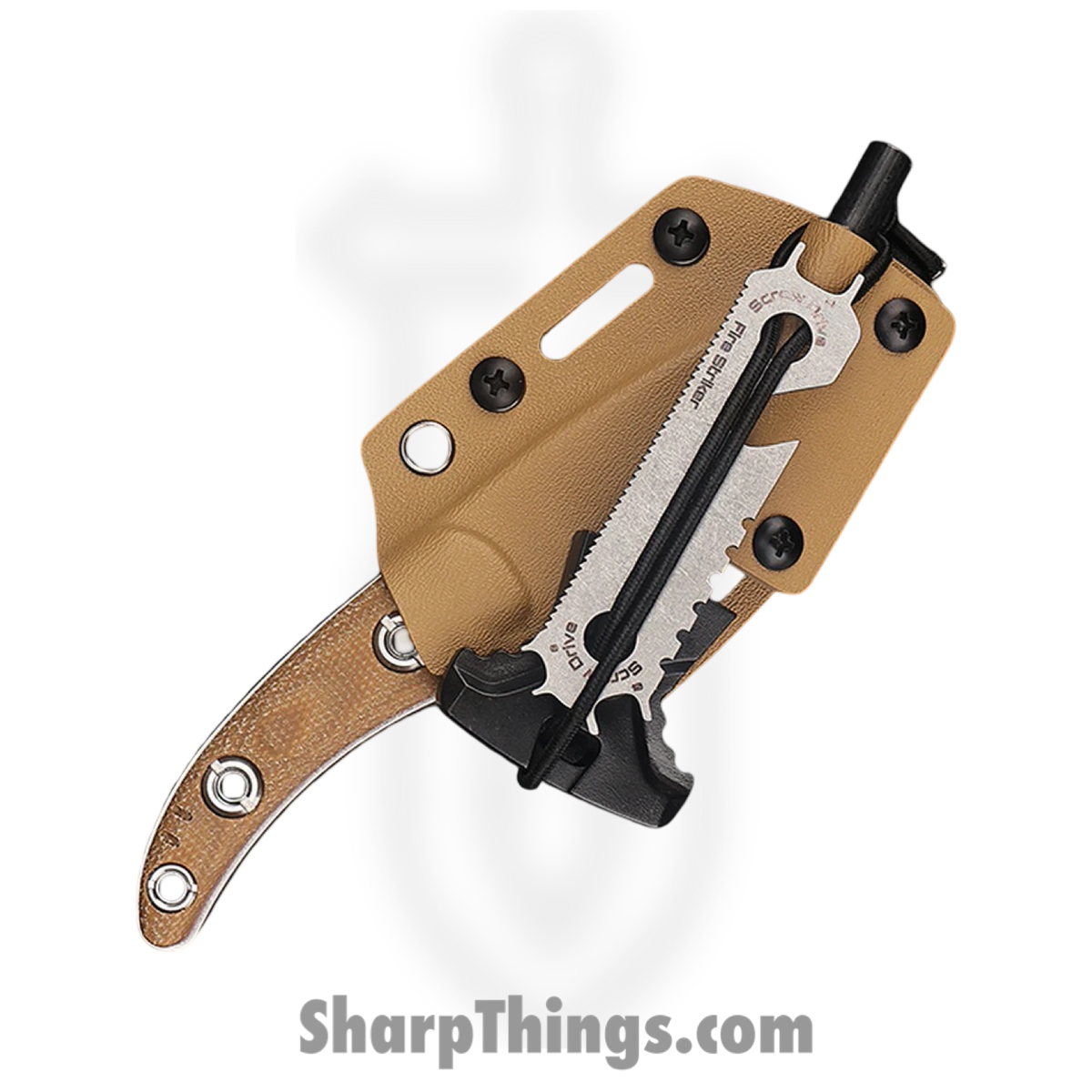 WithArmour - WA2413-TN - NotDone - Fixed Blade Knife - VG-10 Stonewash Drop Point - Micarta G10 - Tan Red - Image 5