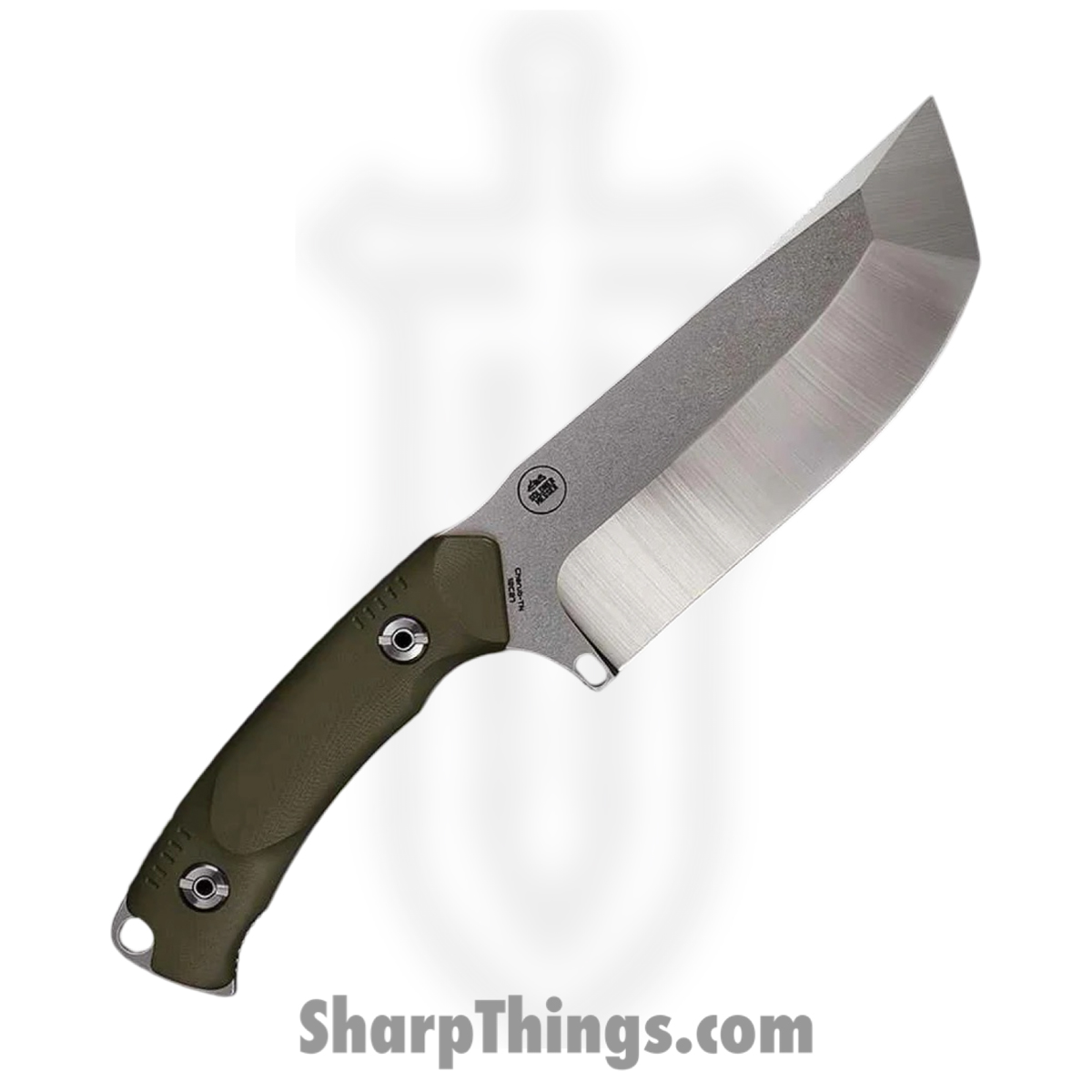 WithArmour - WA2425-GN - Cherub - Fixed Blade Knife - 12C27N Two Tone - G10 - Green Red - Image 2