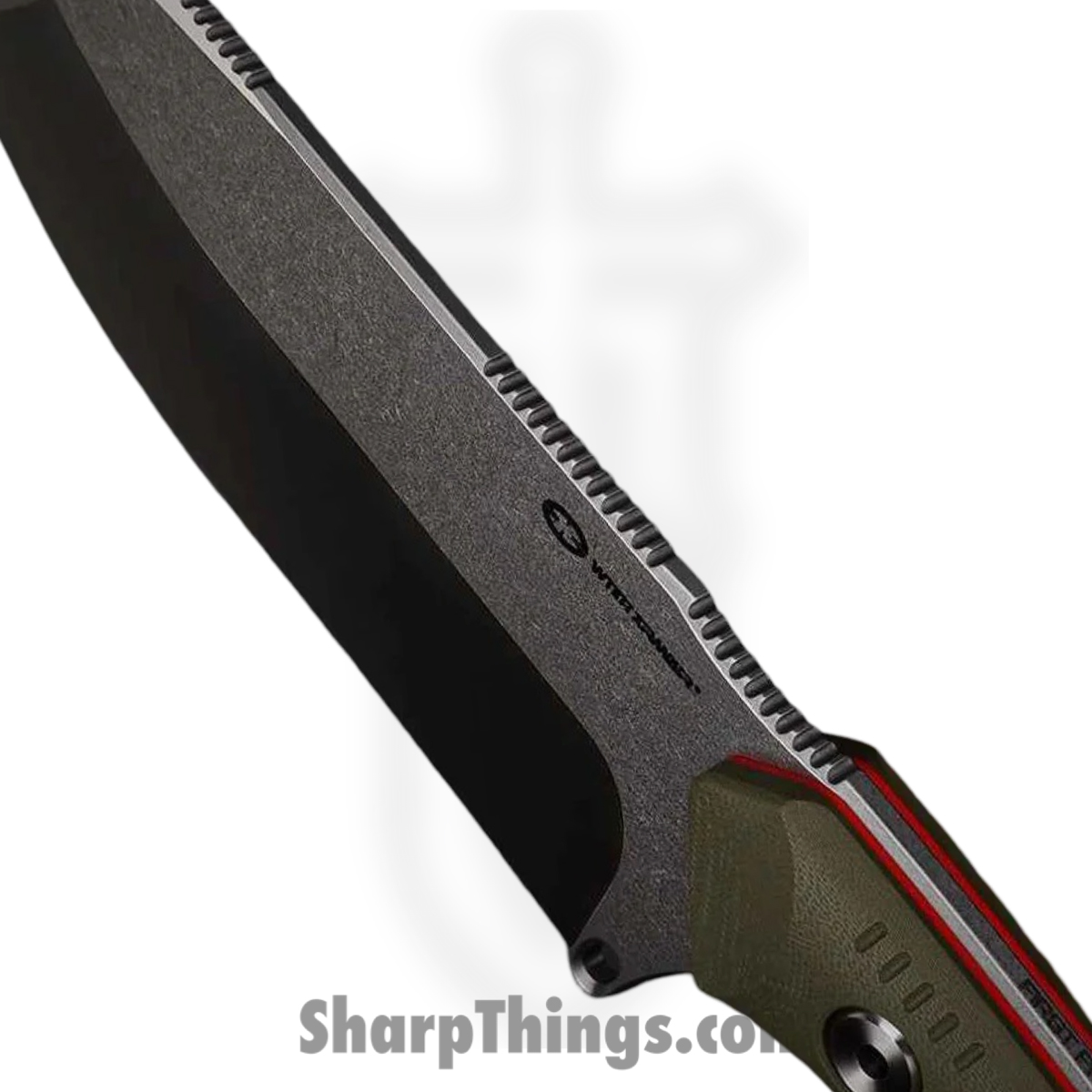 WithArmour - WA2425-GN - Cherub - Fixed Blade Knife - 12C27N Two Tone - G10 - Green Red - Image 3