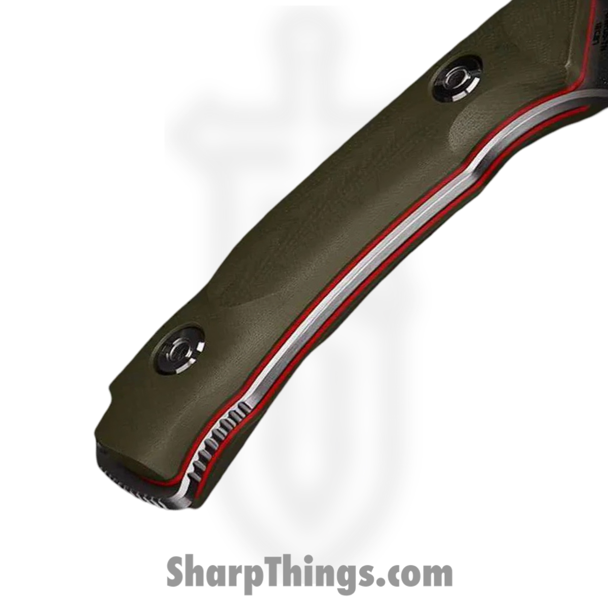 WithArmour - WA2425-GN - Cherub - Fixed Blade Knife - 12C27N Two Tone - G10 - Green Red - Image 4
