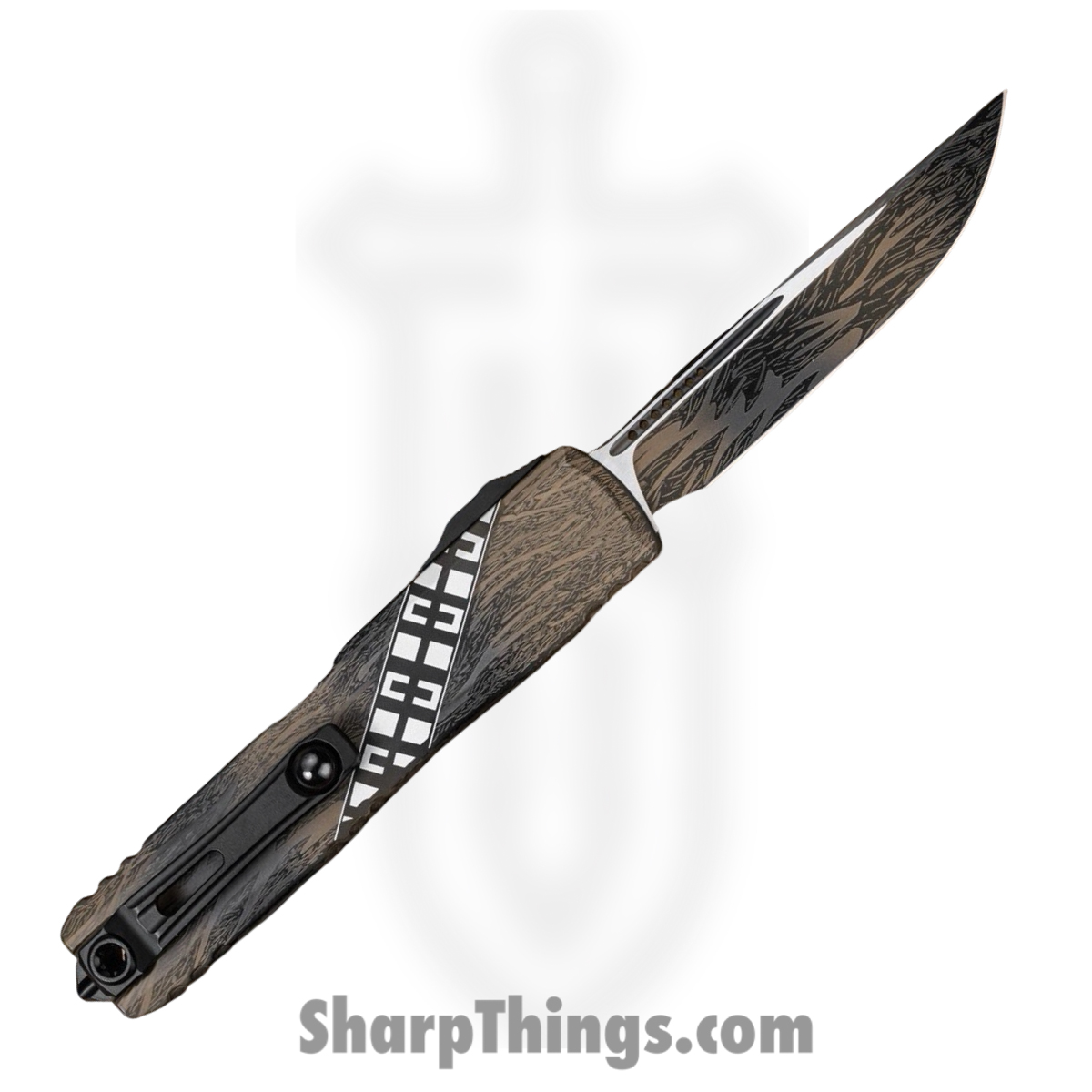 Microtech - 11214-1WK - Ultratech Gen IV "Wookie" - OTF Auto - M390 Coated Drop Point - Aluminum - Multi - Image 2