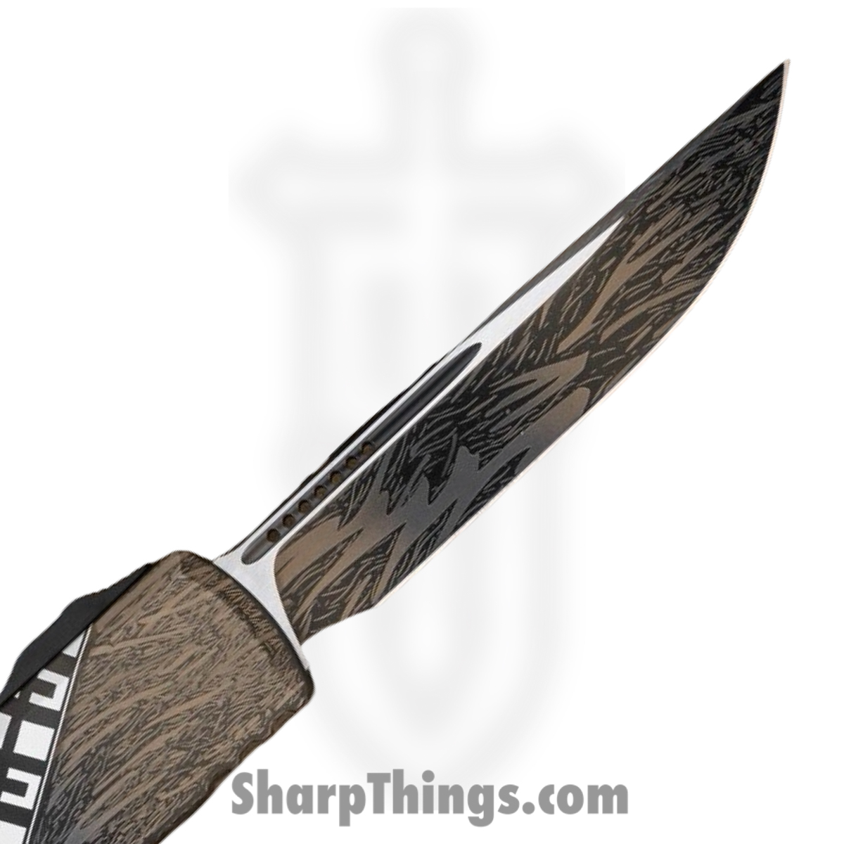 Microtech - 11214-1WK - Ultratech Gen IV "Wookie" - OTF Auto - M390 Coated Drop Point - Aluminum - Multi - Image 4