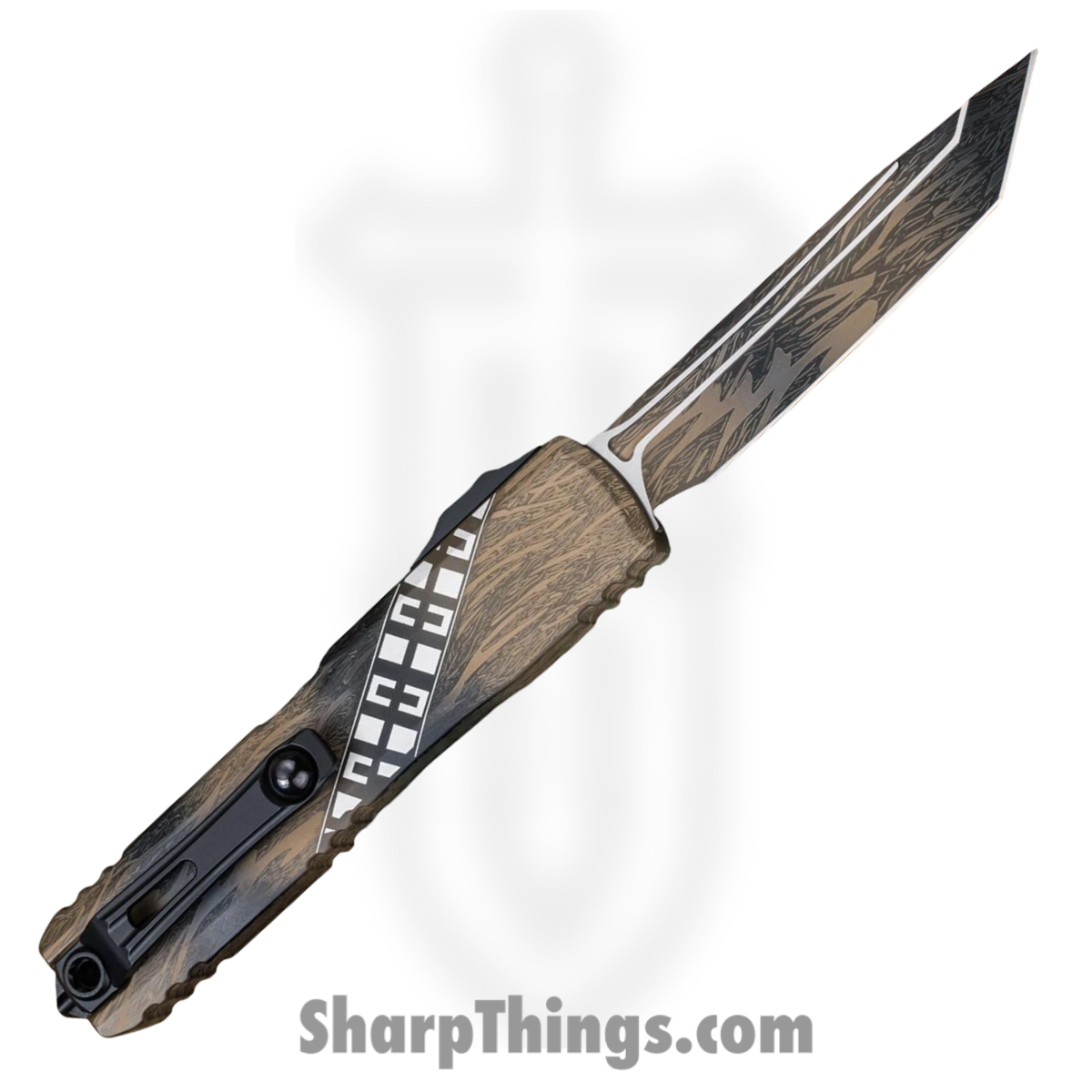 Microtech - 11234-1WK - Ultratech Gen IV "Wookie" - OTF Auto - M390 Coated Tanto - Aluminum - Multi - Image 2