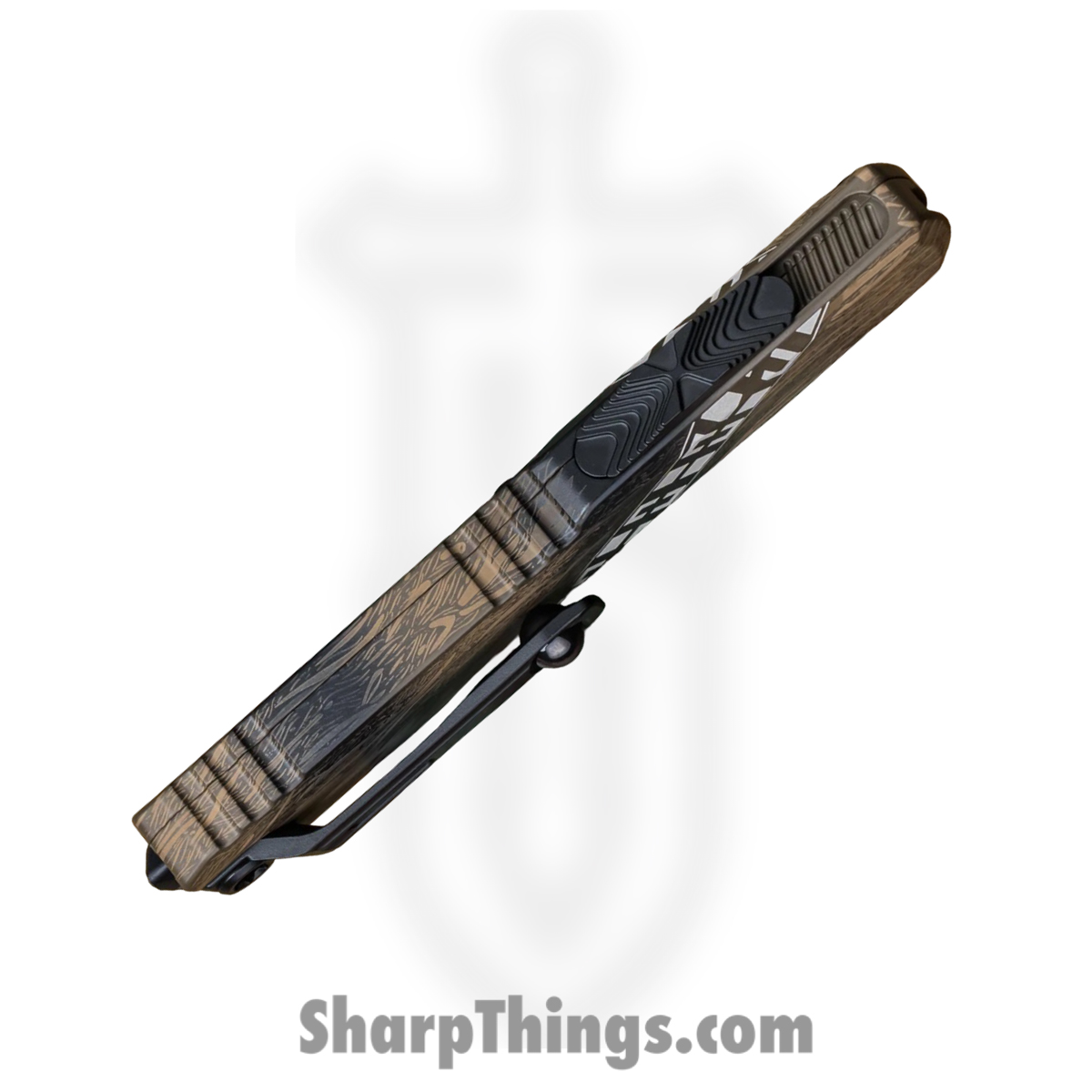 Microtech - 11234-1WK - Ultratech Gen IV "Wookie" - OTF Auto - M390 Coated Tanto - Aluminum - Multi - Image 4