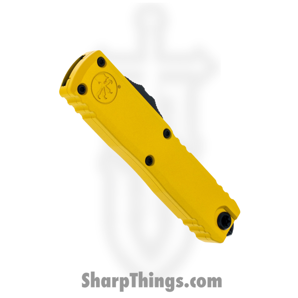 Microtech - 12334-1YW - UTX-85 Gen IV - OTF Auto - M390MK Coated Tanto - Aluminum - Yellow - Image 4