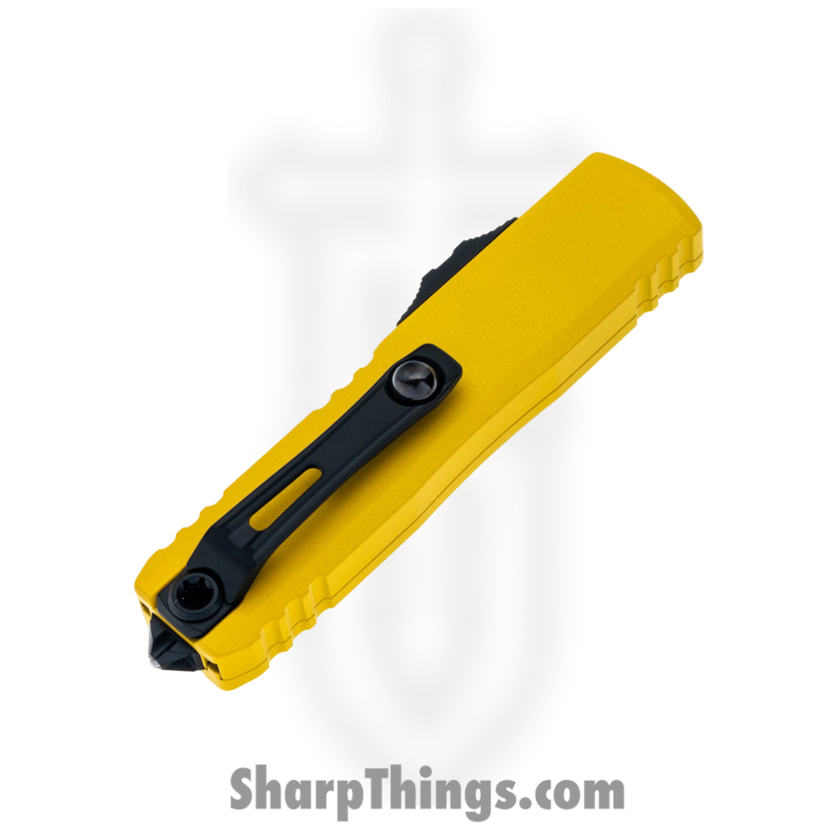 Microtech - 12334-1YW - UTX-85 Gen IV - OTF Auto - M390MK Coated Tanto - Aluminum - Yellow - Image 5