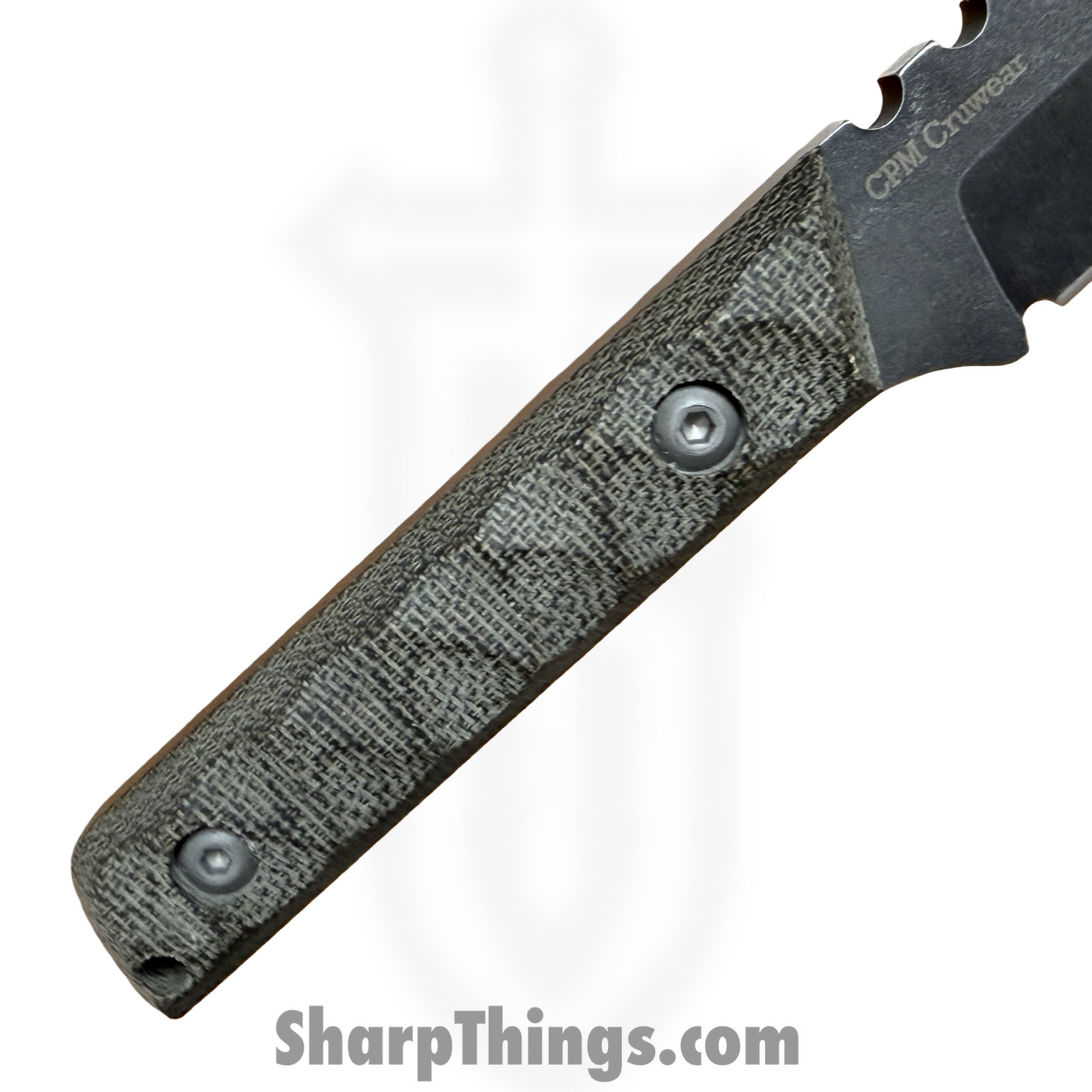 Bald Man K&T - BaldBS2602 - Thicker Clipper - Fixed Blade Knife - CPM CruWear Stonewash Clip Point - Canvas - OD Green - Image 10