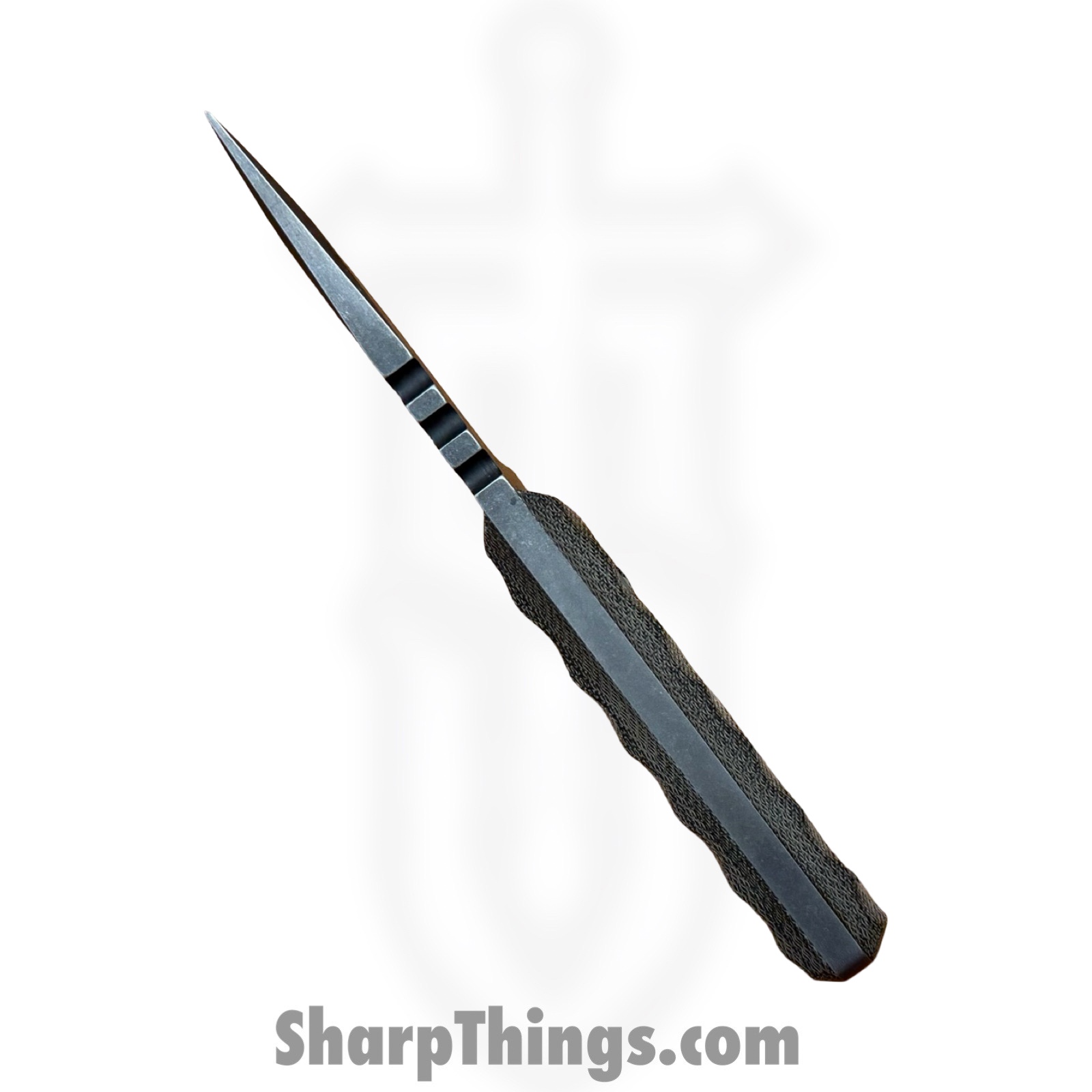 Bald Man K&T - BaldBS2602 - Thicker Clipper - Fixed Blade Knife - CPM CruWear Stonewash Clip Point - Canvas - OD Green - Image 3