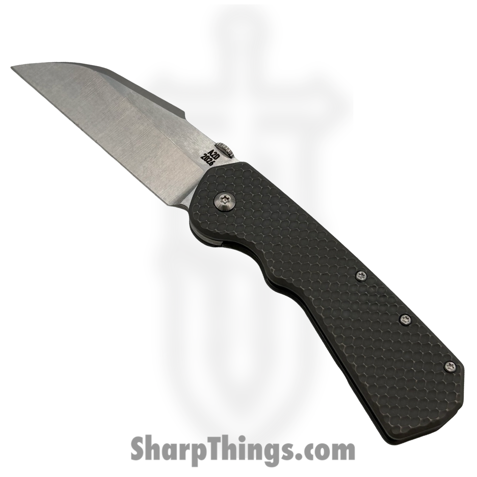 Attention 2 Detail Mercantile - A2DBS26006 - Delta - Folding Knife - CPM MagnaCut Sheepsfoot - Titanium - Grey