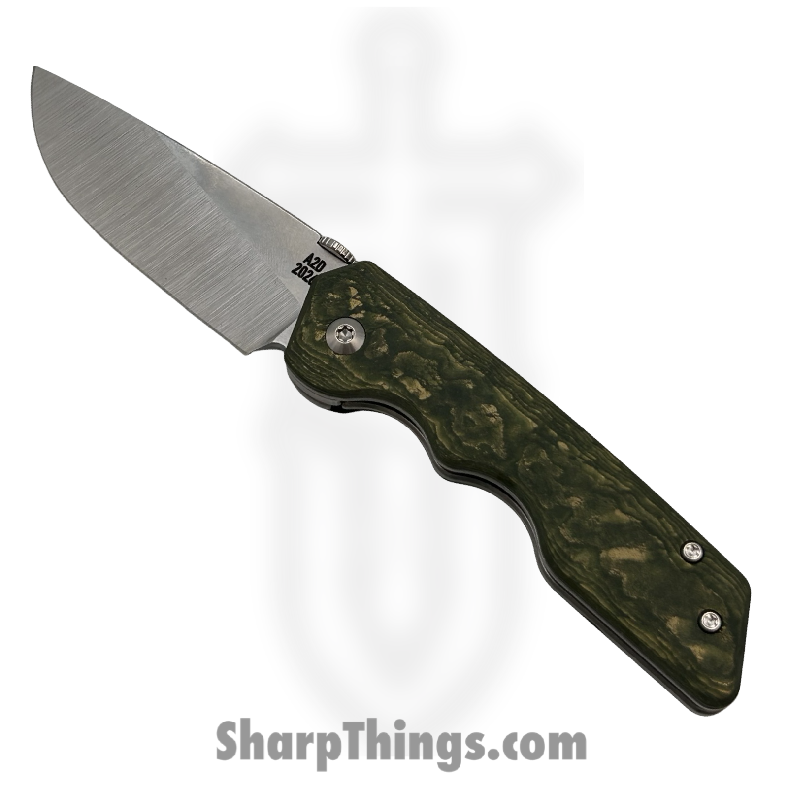 Attention 2 Detail Mercantile - A2DBS26005 - MK3 - Folding Knife - CPM MagnaCut Drop Point - Titanium - Money CamoQuartz