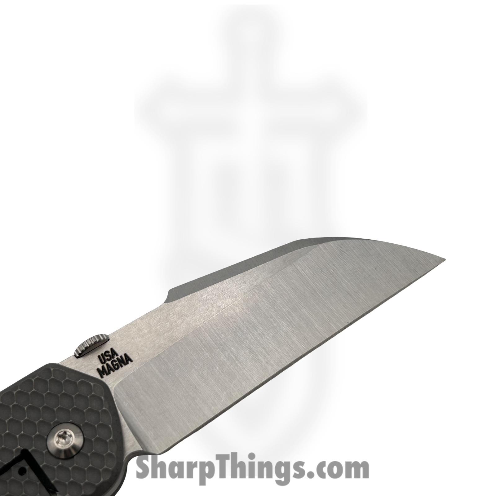 Attention 2 Detail Mercantile - A2DBS26006 - Delta - Folding Knife - CPM MagnaCut Sheepsfoot - Titanium - Grey - Image 4
