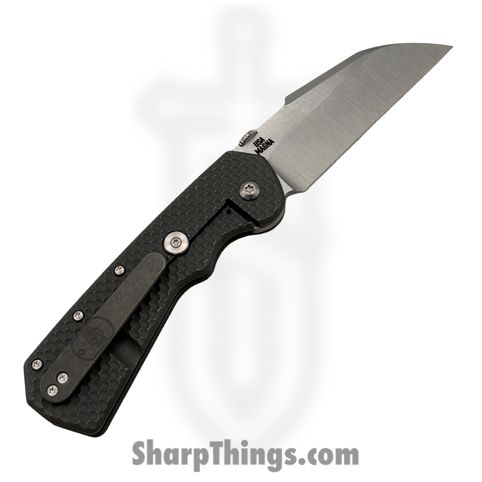 Attention 2 Detail Mercantile - A2DBS26006 - Delta - Folding Knife - CPM MagnaCut Sheepsfoot - Titanium - Grey - Image 2