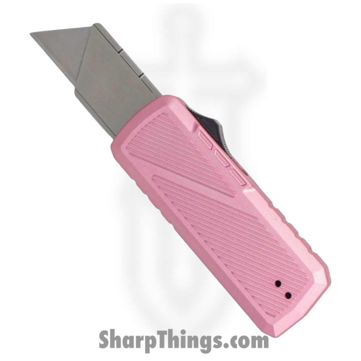 TacKnives - BZ011965-PK - Zipper - Assisted Open Knife - SK5 HC Satin Razor - Ano Aluminum - Pink