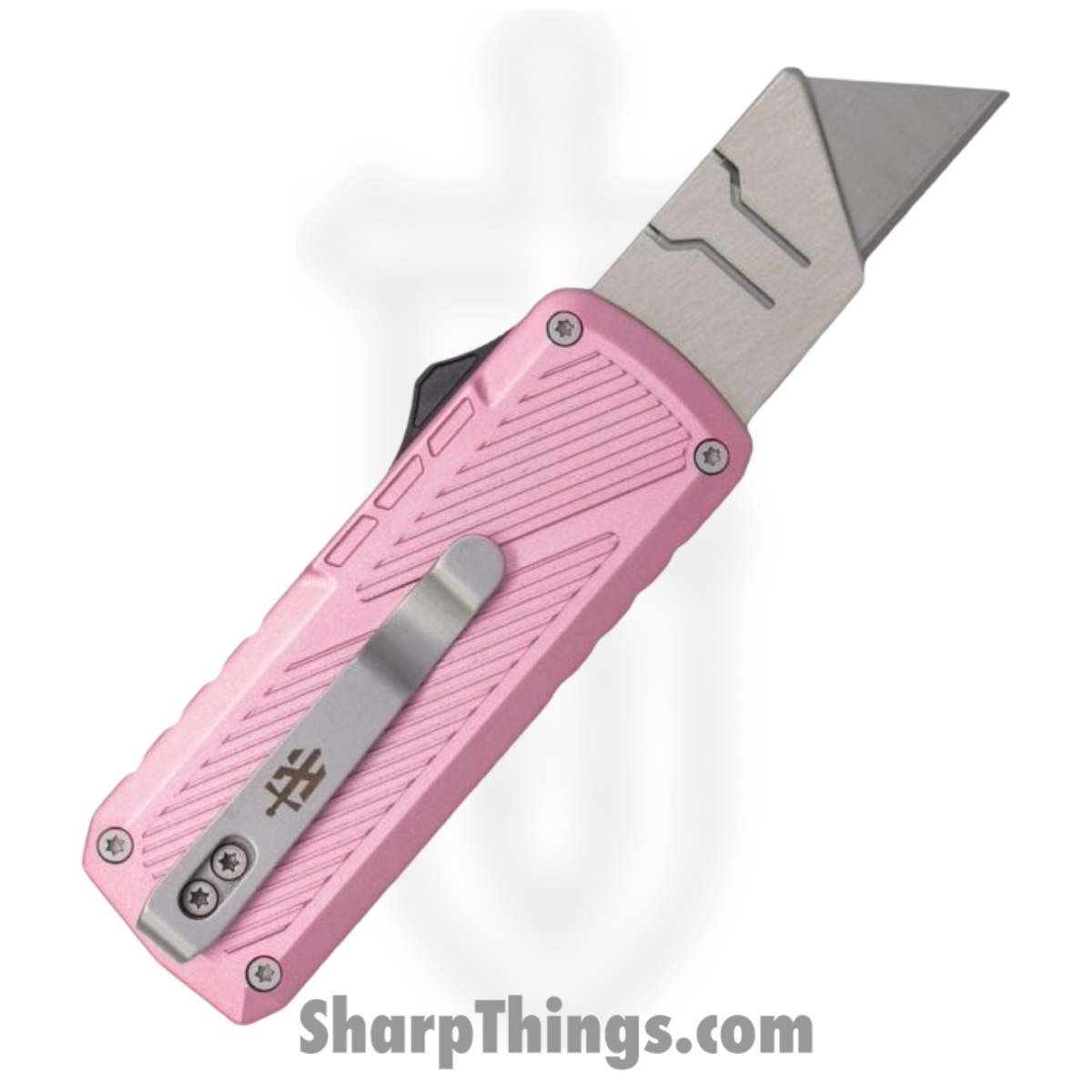 TacKnives - BZ011965-PK - Zipper - Assisted Open Knife - SK5 HC Satin Razor - Ano Aluminum - Pink - Image 2
