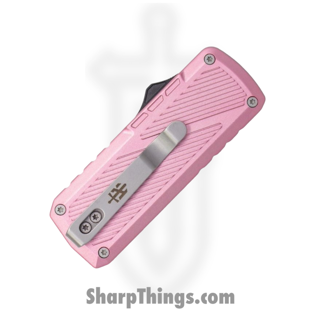 TacKnives - BZ011965-PK - Zipper - Assisted Open Knife - SK5 HC Satin Razor - Ano Aluminum - Pink - Image 4