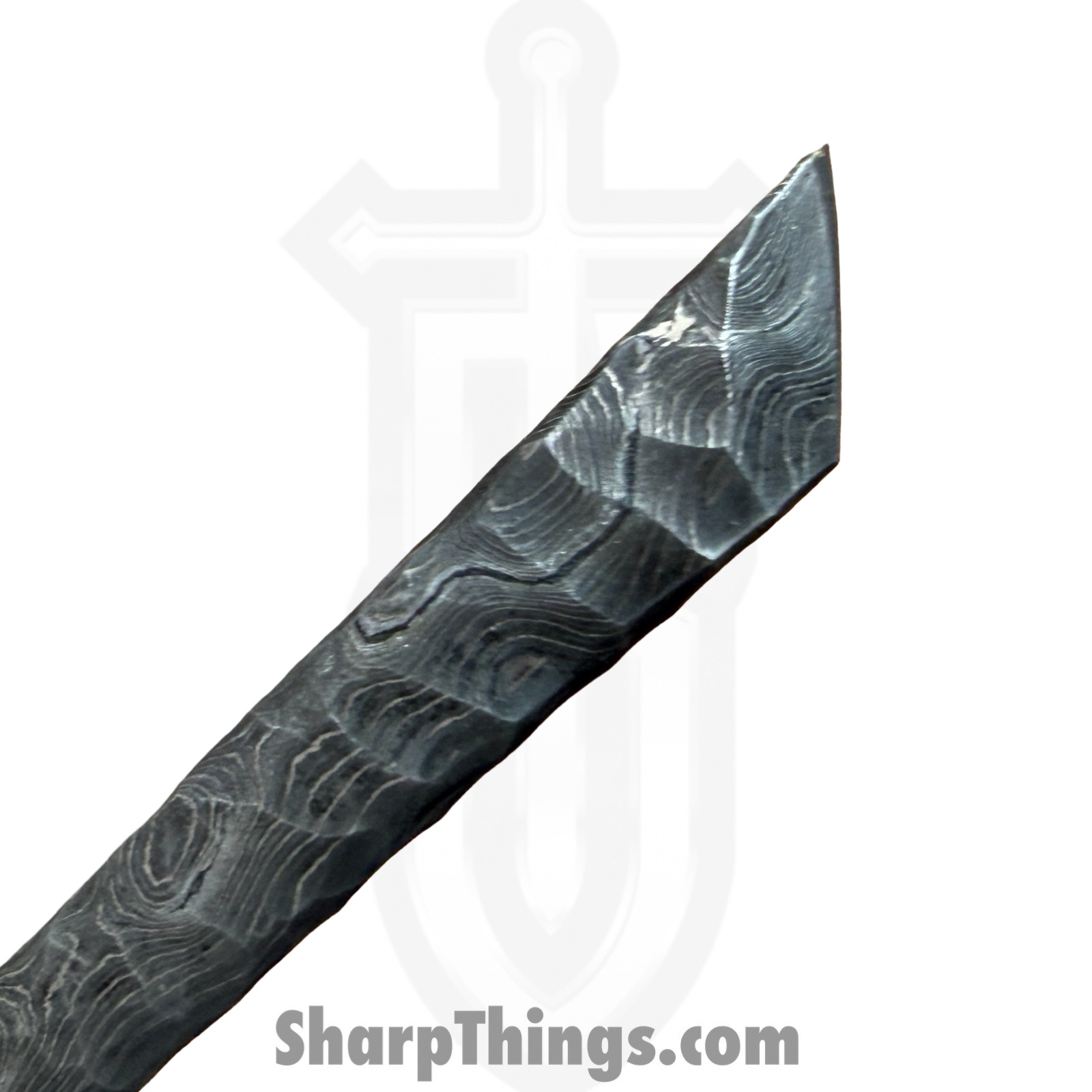Lex Rex - LEXBS26008-2 - Keychain Scraps - Fixed Blade Knife - Damascus Kiridashi - Skeletonized - Brown - Image 9