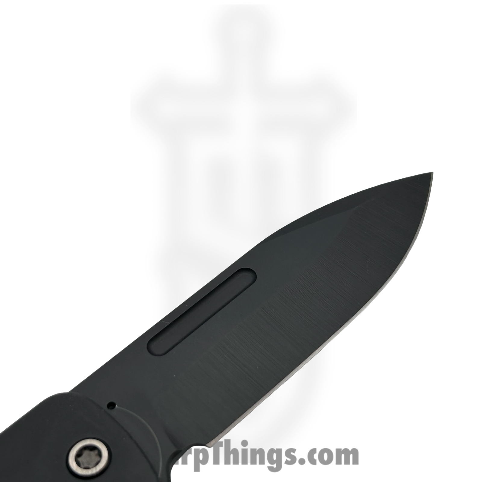 Medford Knife and Tool - MK140SPD-30PV-TPCP-BN - TFF-4 - Folding Knife - S35VN Coated Drop Point - "Gatorbelly" Inlay Titanium - Black - Image 5