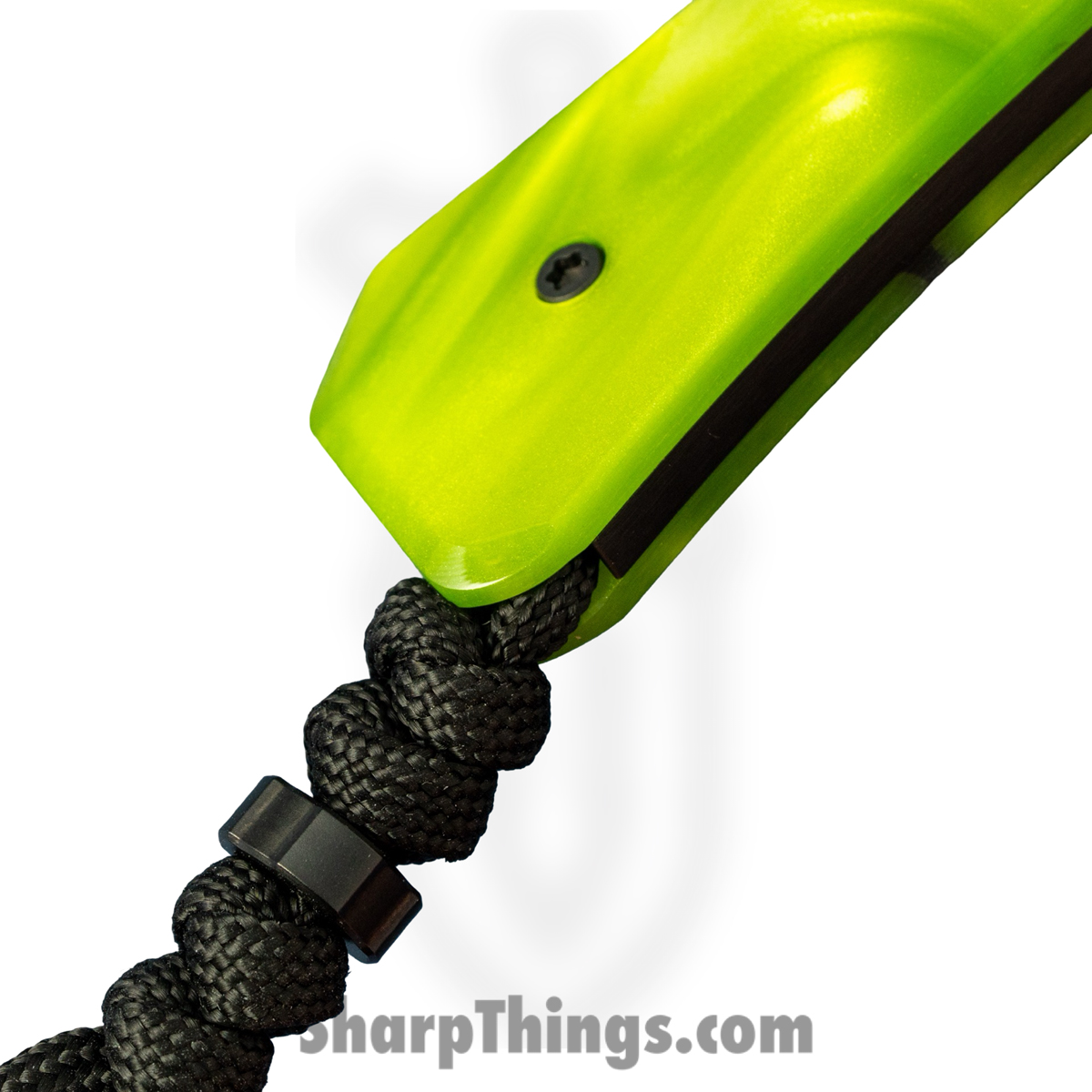 Jack Wolf Knives - PIONE-FX-01-KIR-TOX-GRN - Pioneer FIXedc - Fixed Blade Knife - CPM S90V Coated Drop Point - Kirinite - Toxic Green - Image 3