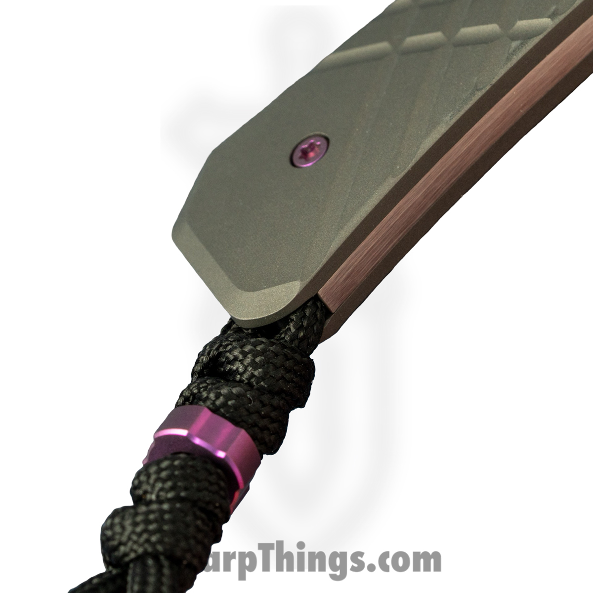 Jack Wolf Knives - PIONE-FX-01-TI-CH2 - Pioneer FIXedc - Fixed Blade Knife - CPM S90V Satin Drop Point - Titanium CH2 - Image 4